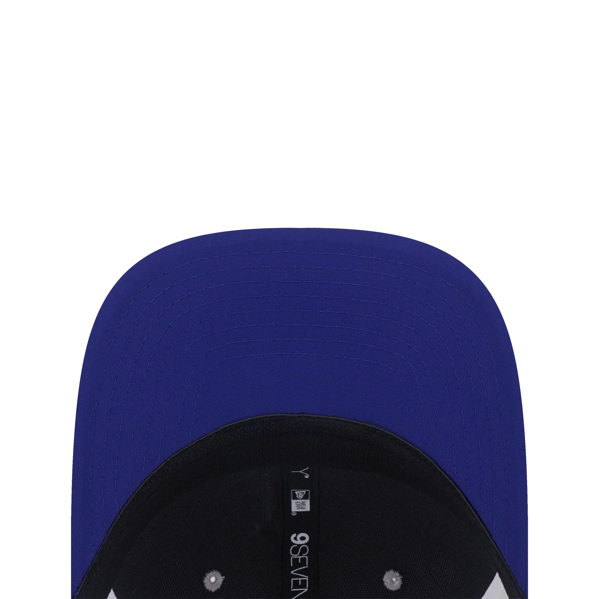 9SEVENTY Trucker Los Angeles Dodgers 2-Tone Dark Royal Visor Gray Stretch Snapback - Image 4