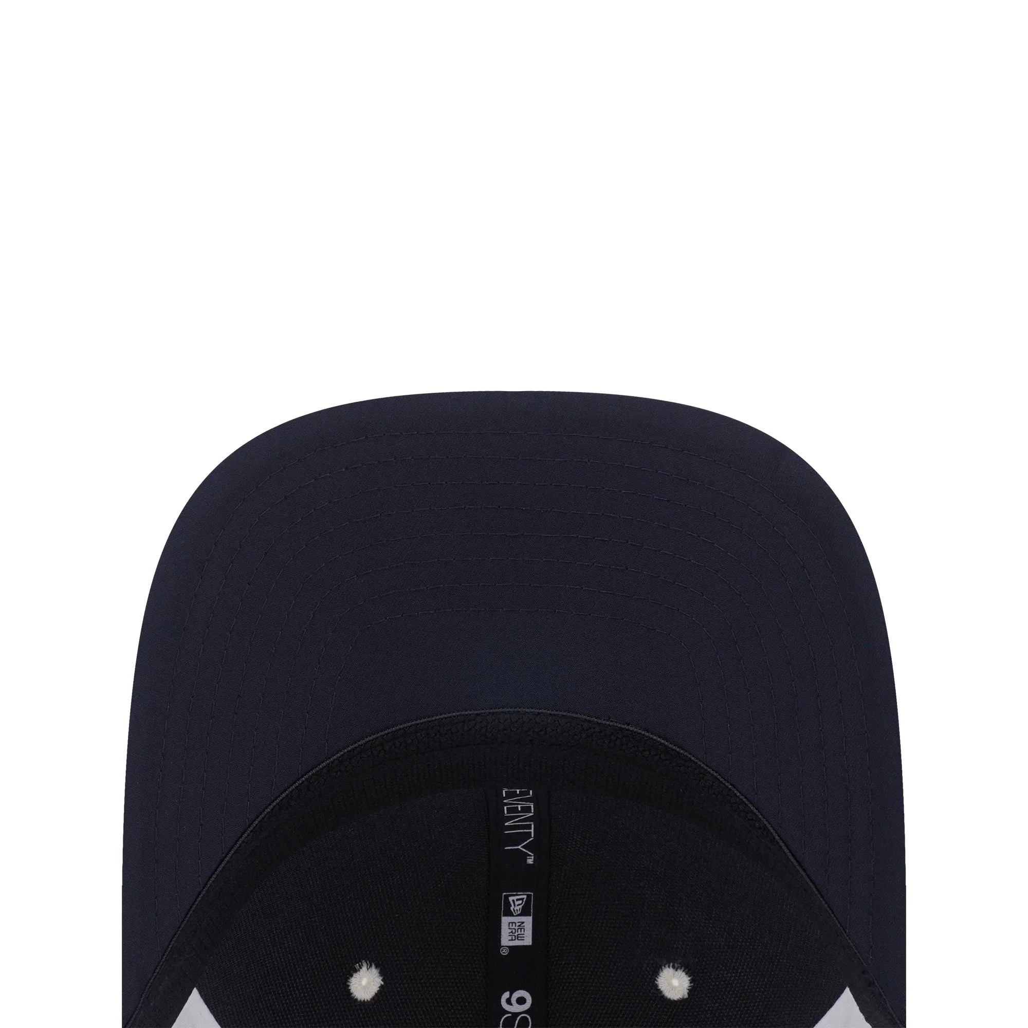 9SEVENTY Trucker Detroit Tigers 2-Tone Navy Visor Chrome White Stretch Snapback - Image 4