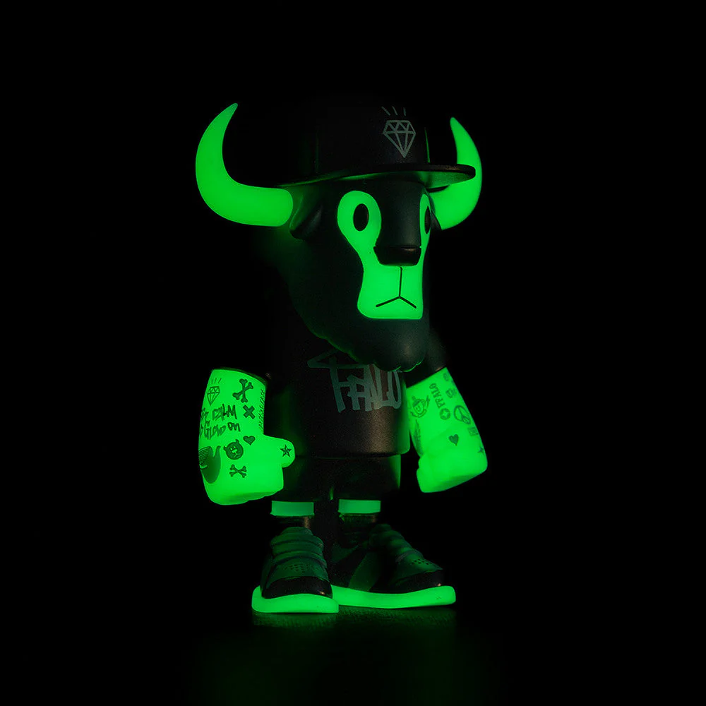 New Era 59FIFTY Day Glow-in-the-Dark FFALO Mini Buffalo Figurine 7cm - Image 6