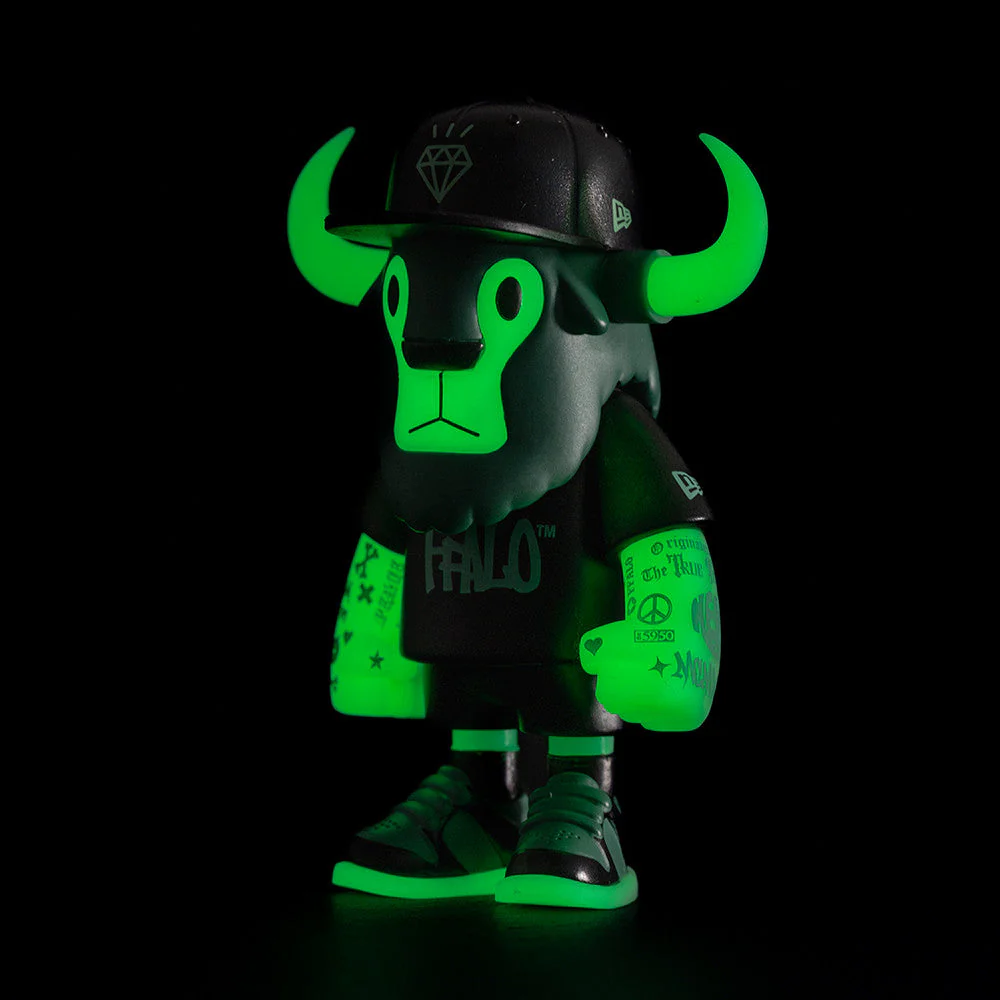 New Era 59FIFTY Day Glow-in-the-Dark FFALO Mini Buffalo Figurine 7cm - Image 8