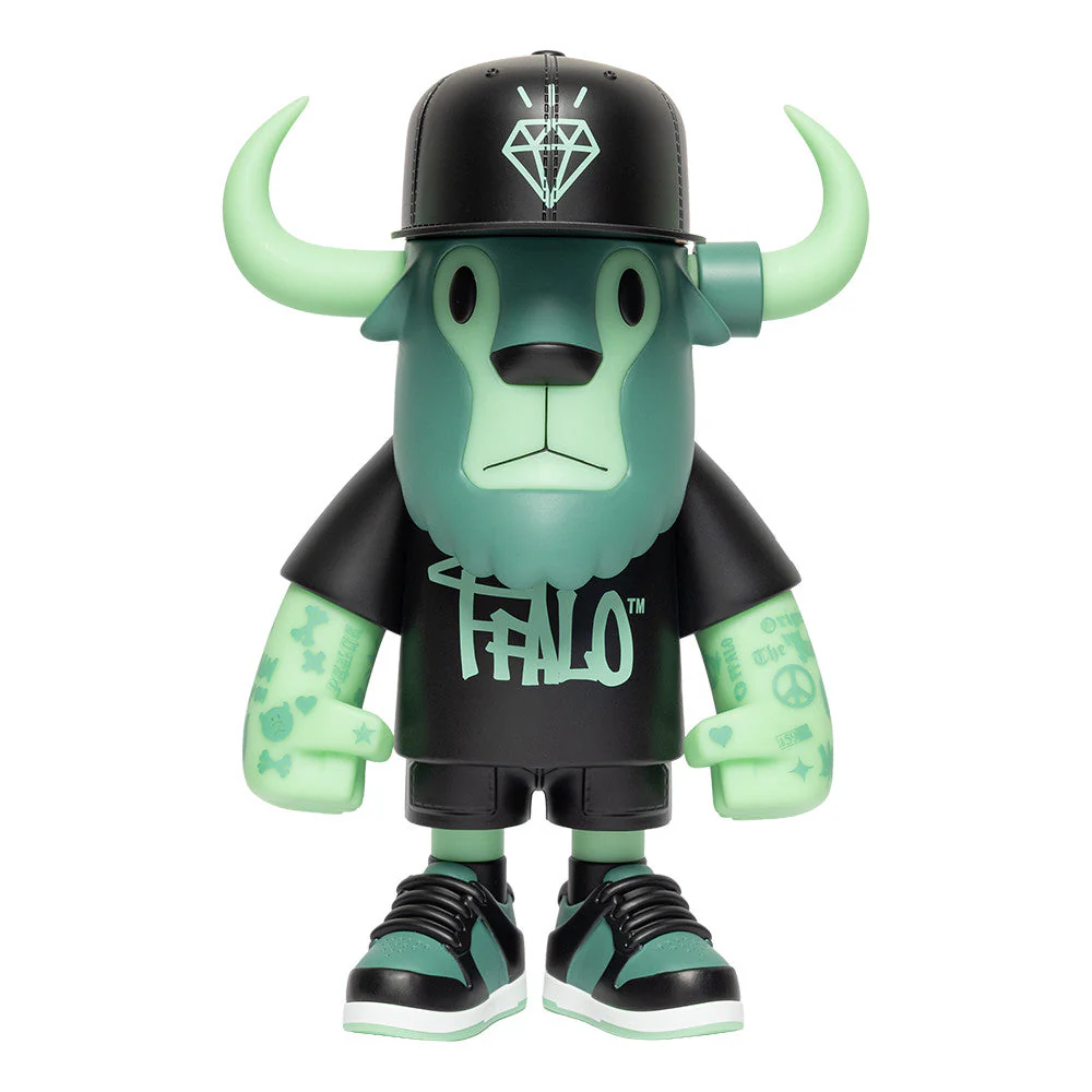 New Era 59FIFTY Day Glow-in-the-Dark FFALO Buffalo Figurine 20cm