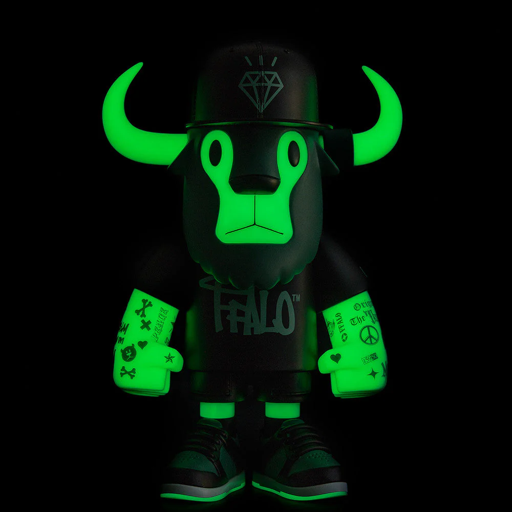 New Era 59FIFTY Day Glow-in-the-Dark FFALO Buffalo Figurine 20cm - Image 2
