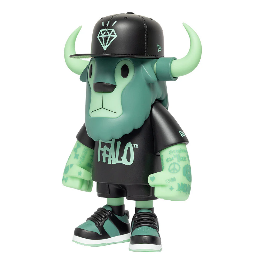 New Era 59FIFTY Day Glow-in-the-Dark FFALO Buffalo Figurine 20cm - Image 6