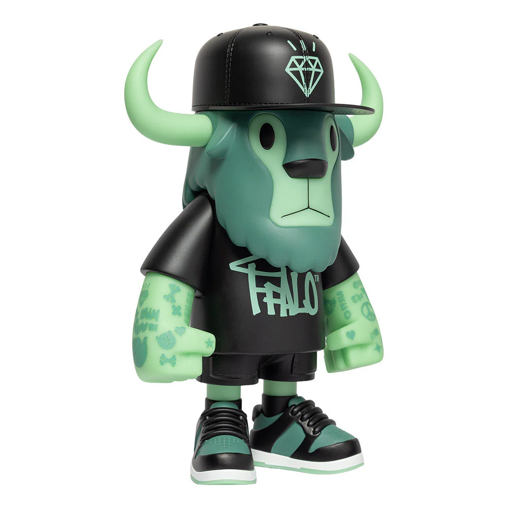 New Era 59FIFTY Day Glow-in-the-Dark FFALO Buffalo Figurine 20cm - Image 8