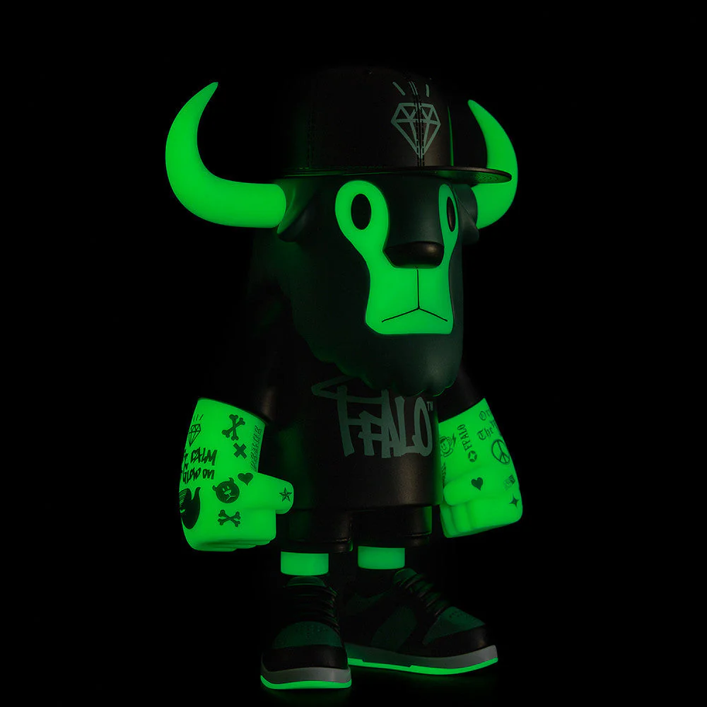 New Era 59FIFTY Day Glow-in-the-Dark FFALO Buffalo Figurine 20cm - Image 9