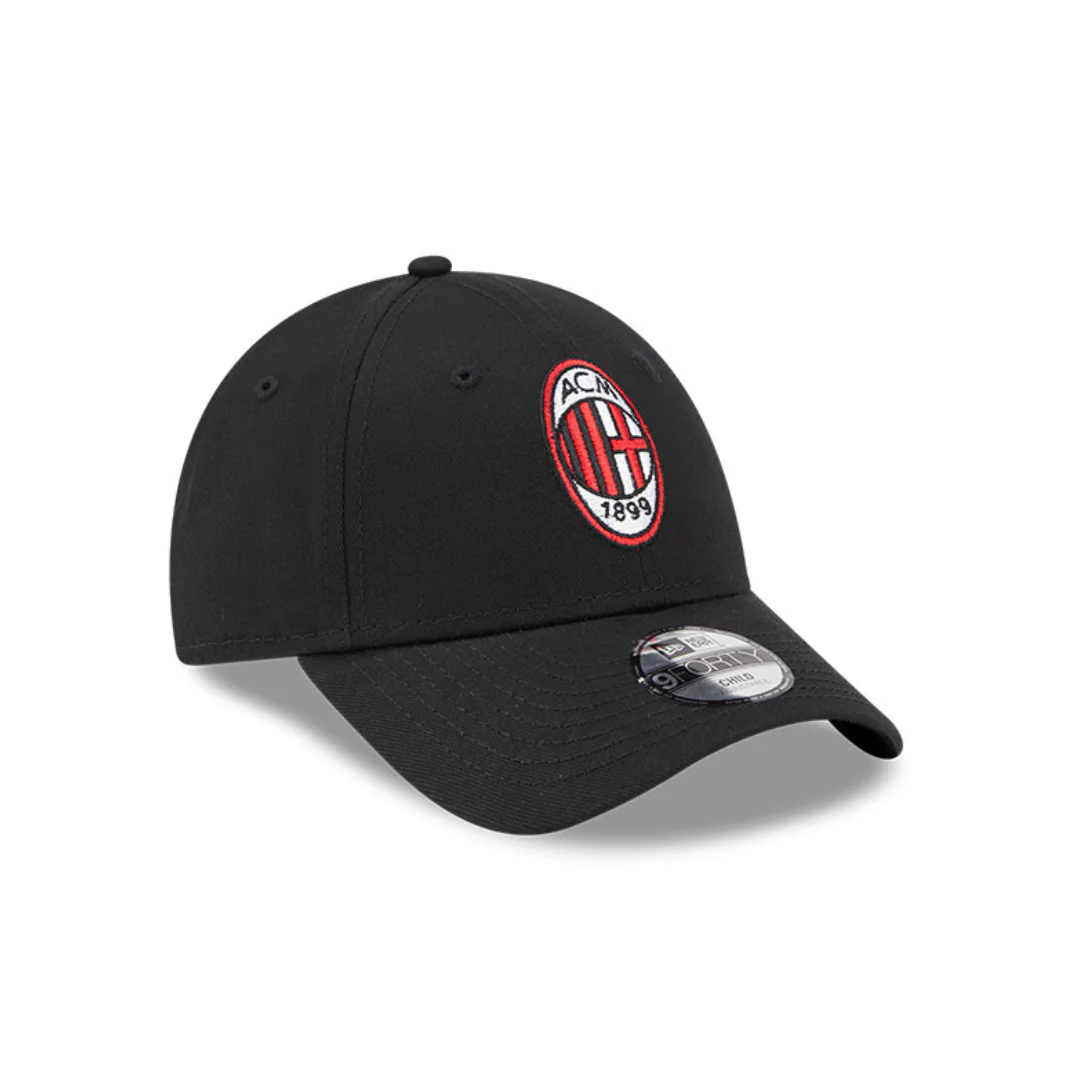 9FORTY Kids AC Milan Black Adjustable - Image 3