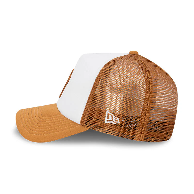 9FORTY A-Frame Trucker New York Yankees Earthtones Toasted Peanut Snapback - Image 6