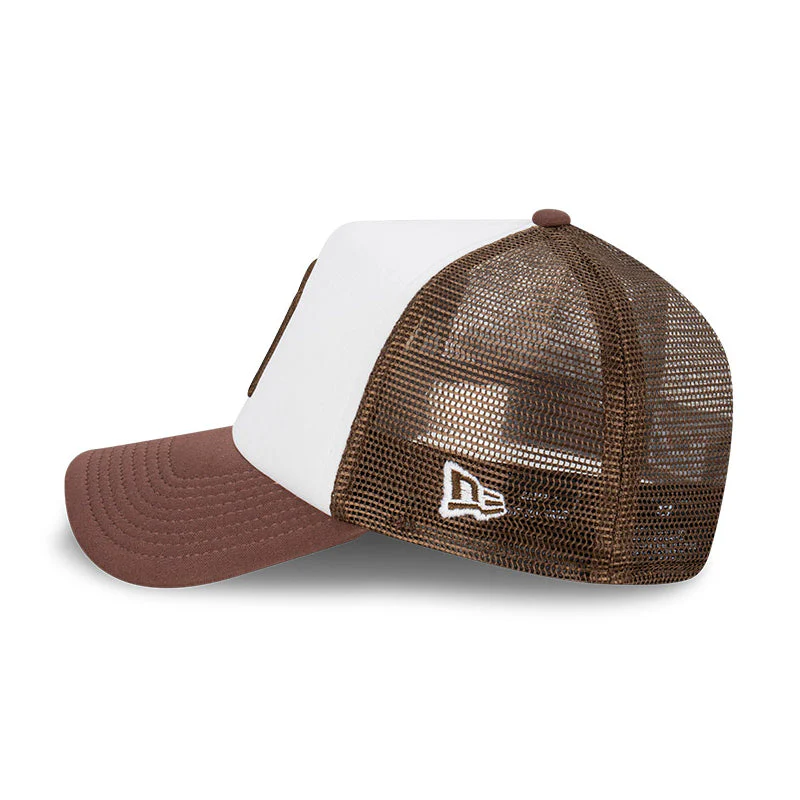 9FORTY A-Frame Trucker New York Yankees Earthtones Walnut Snapback - Image 6