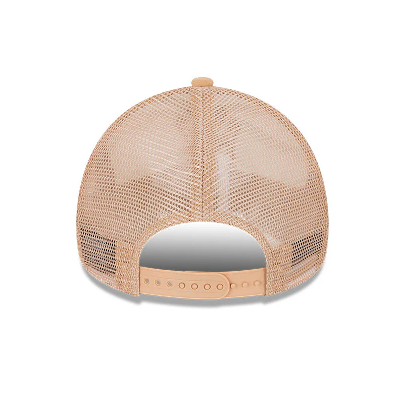 9FORTY A-Frame Trucker New York Yankees Earthtones Camel Snapback - Image 4