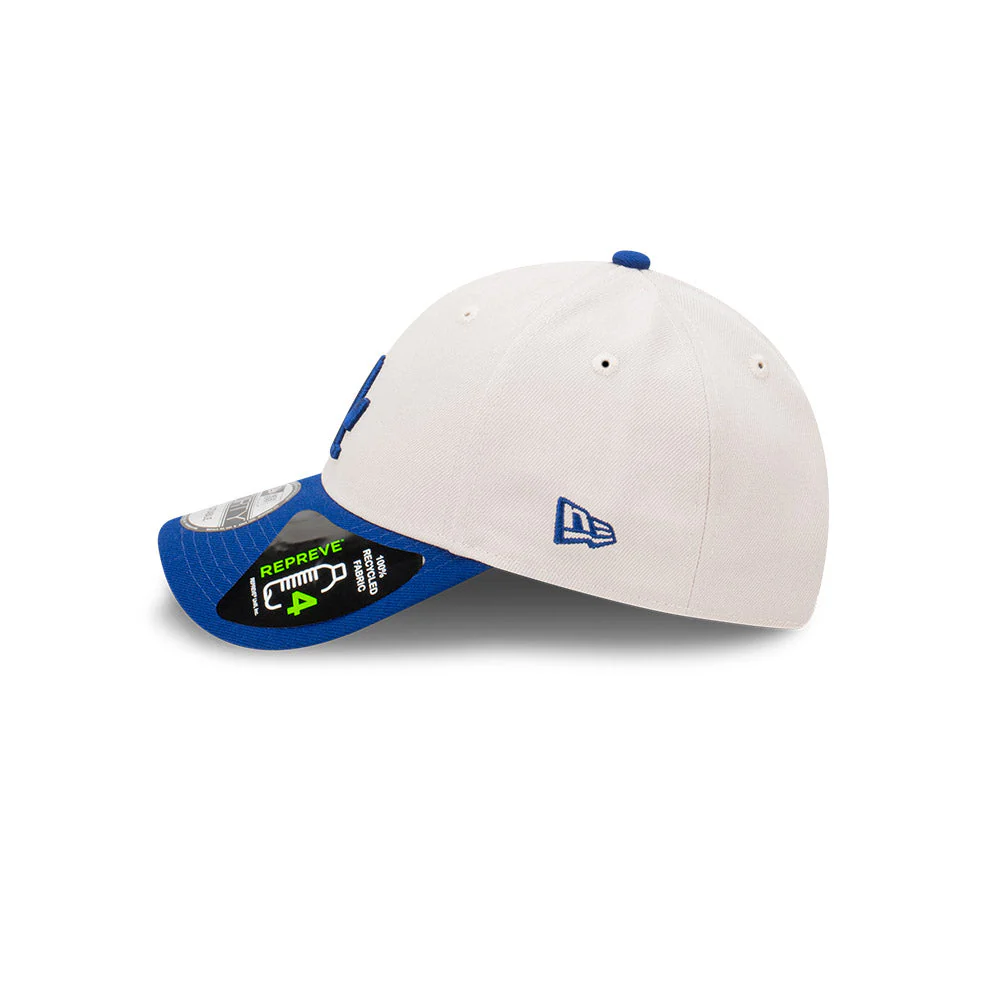 9FORTY Los Angeles Dodgers 2-Tone Stone Repreve Dark Royal Visor Stone Adjustable - Image 5
