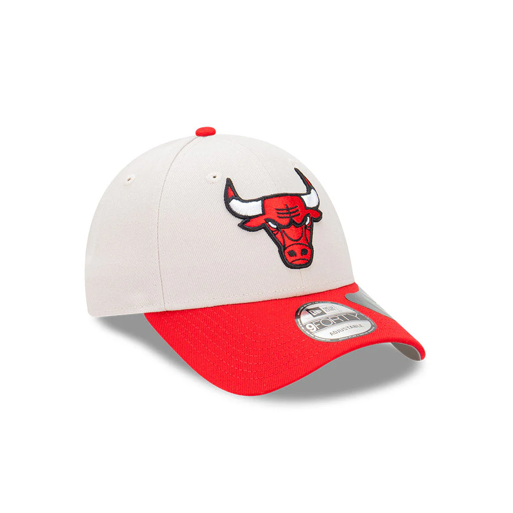 9FORTY Chicago Bulls 2-Tone Stone Repreve Scarlet Visor Stone Adjustable - Image 3