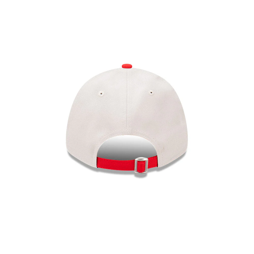 9FORTY Chicago Bulls 2-Tone Stone Repreve Scarlet Visor Stone Adjustable - Image 4
