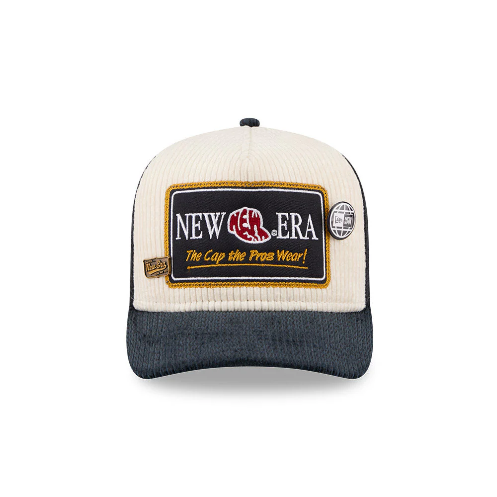 59FIFTY A-Frame Pre-Curved New Era 59FIFTY® Day 2-Tone Navy Visor Chrome White Fitted - Image 2