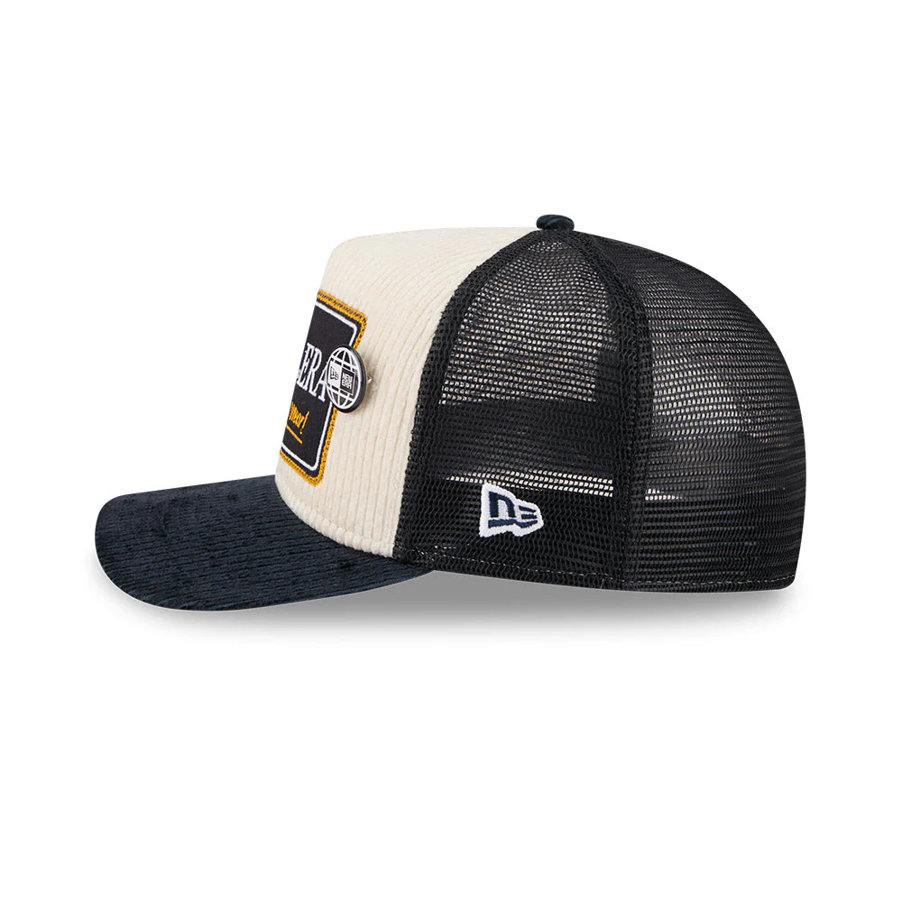 59FIFTY A-Frame Pre-Curved New Era 59FIFTY® Day 2-Tone Navy Visor Chrome White Fitted - Image 5
