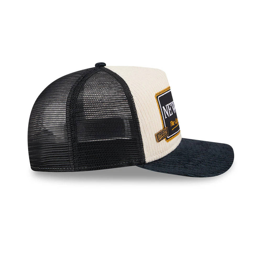 59FIFTY A-Frame Pre-Curved New Era 59FIFTY® Day 2-Tone Navy Visor Chrome White Fitted - Image 6