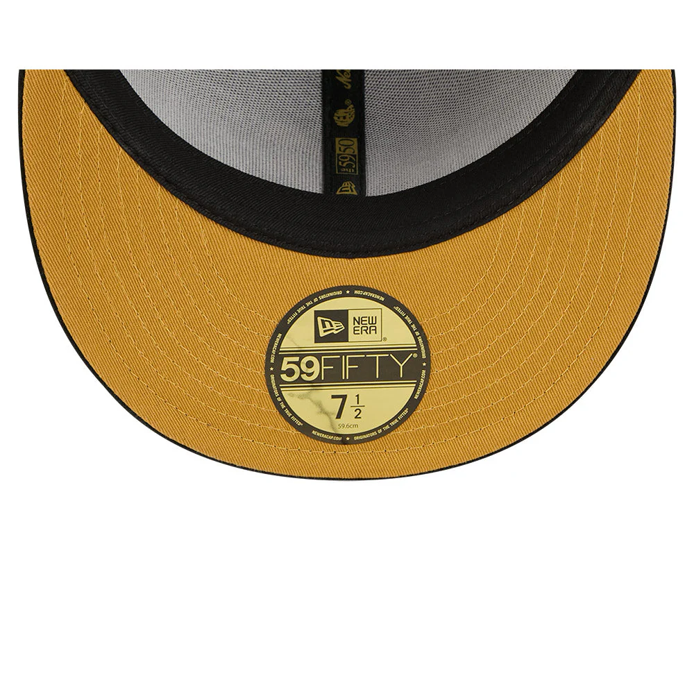 59FIFTY New Era 59FIFTY® Day Hollow Chainstitched Wordmark Velvet Black Fitted - Image 7