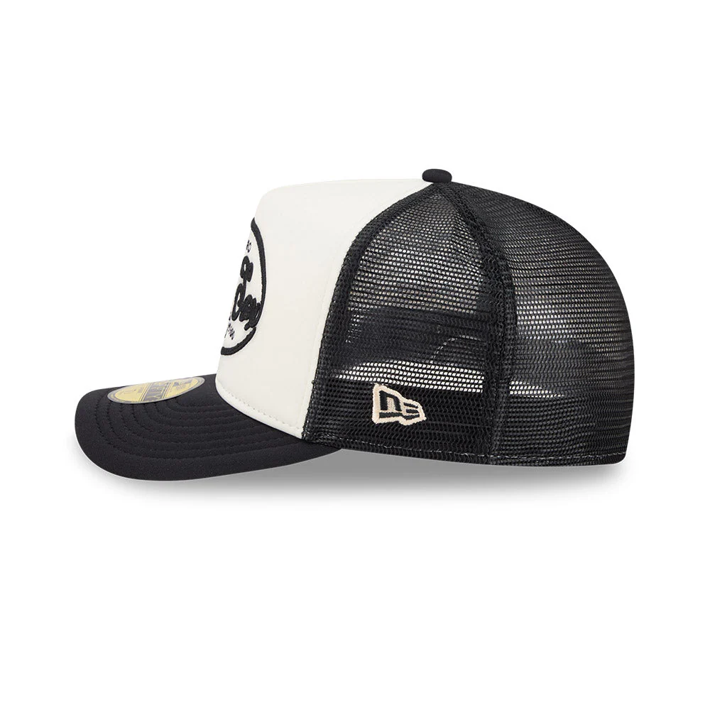 59FIFTY A-Frame Pre-Curved Trucker Chicago White Sox 59FIFTY® Day 2-Tone Black Visor Chrome White Fitted - Image 5
