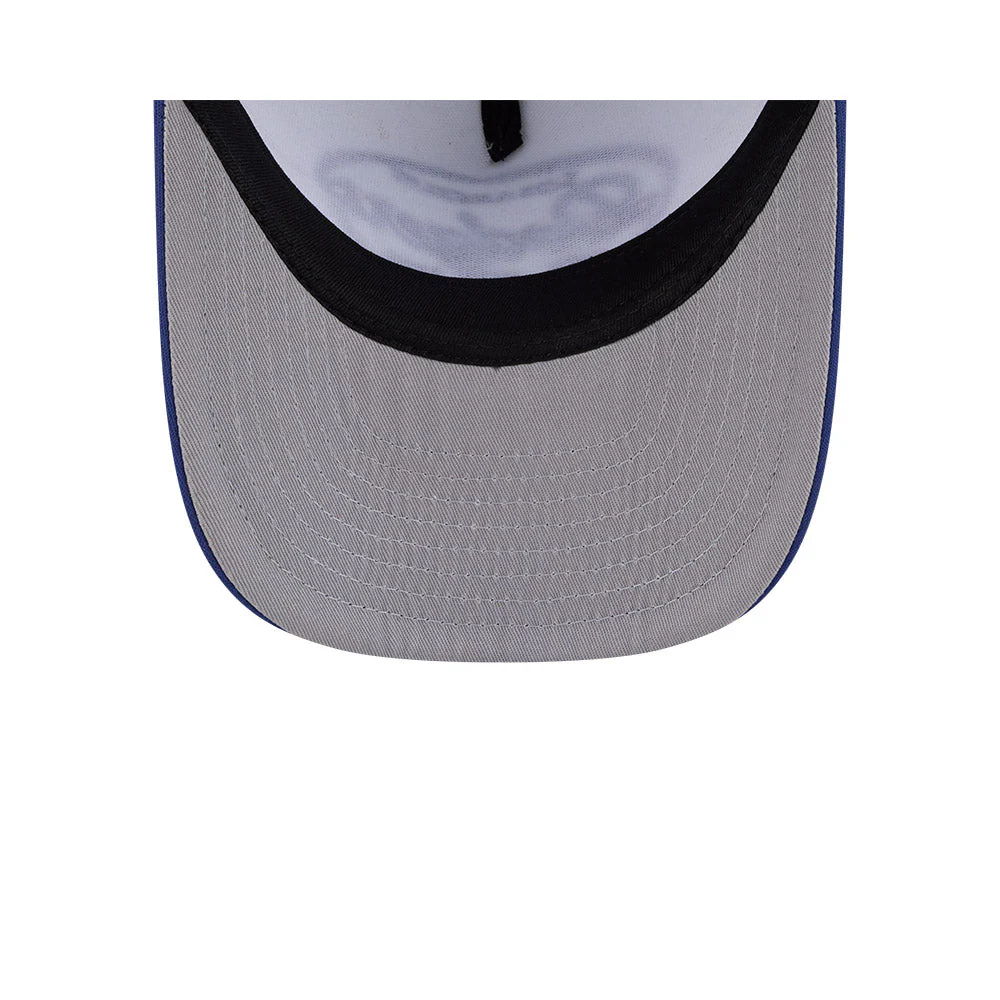 59FIFTY A-Frame Pre-Curved Trucker Los Angeles Dodgers 59FIFTY® Day 2-Tone Dark Royal Visor Chrome White Fitted - Image 7