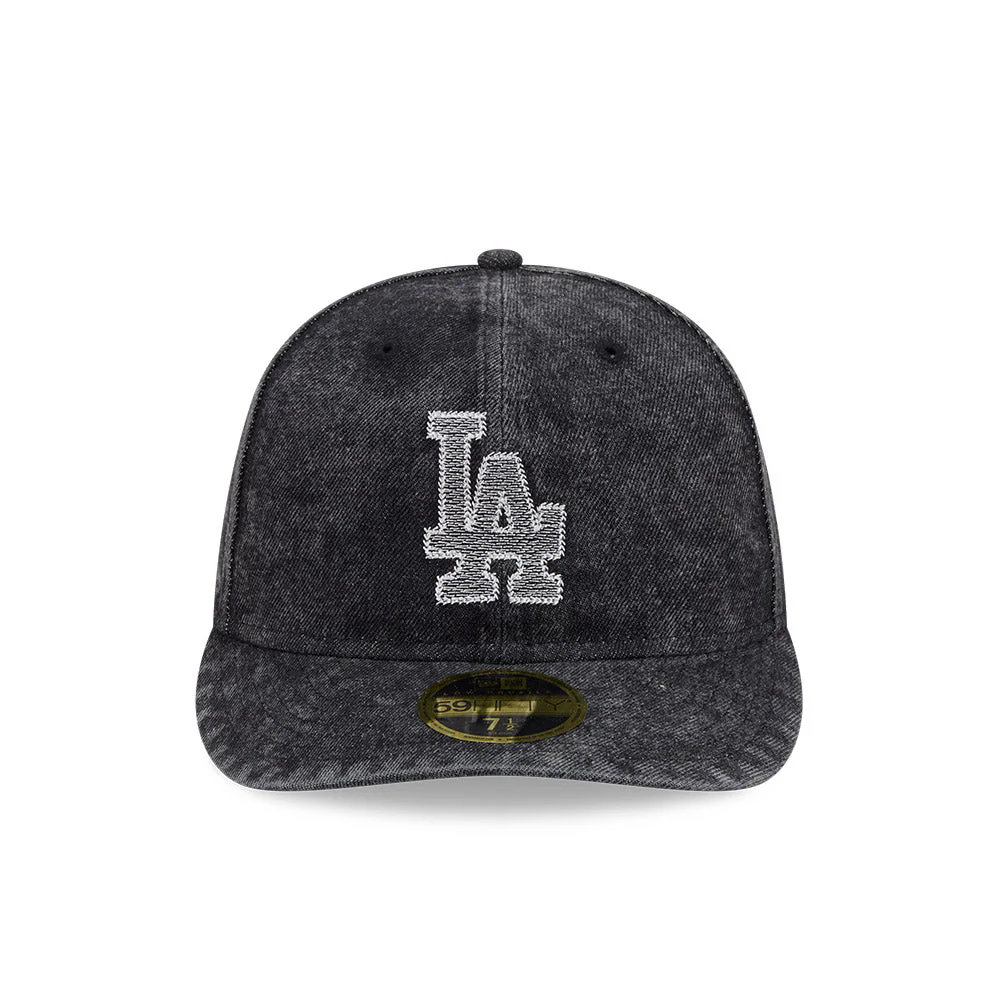 59FIFTY Low Profile Pre-Curved Los Angeles Dodgers 59FIFTY® Day Denim Black Fitted - Image 2
