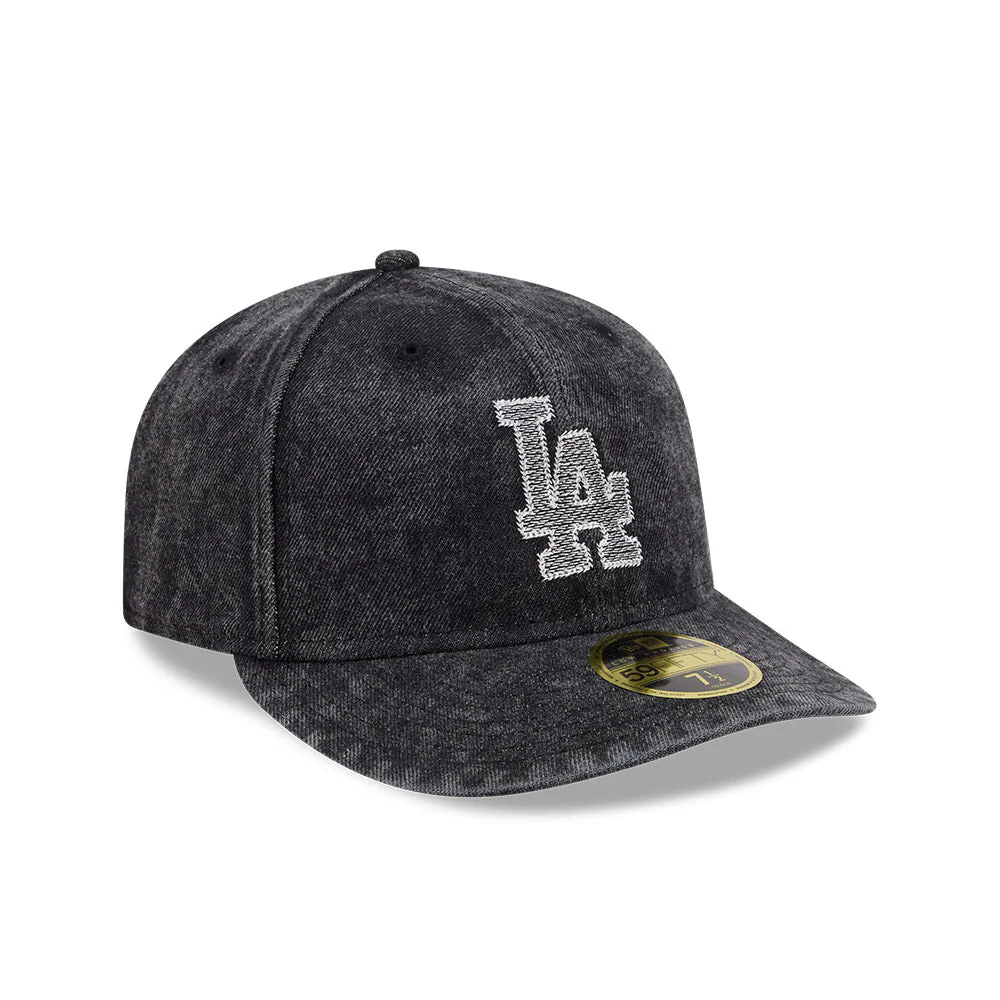 59FIFTY Low Profile Pre-Curved Los Angeles Dodgers 59FIFTY® Day Denim Black Fitted - Image 3