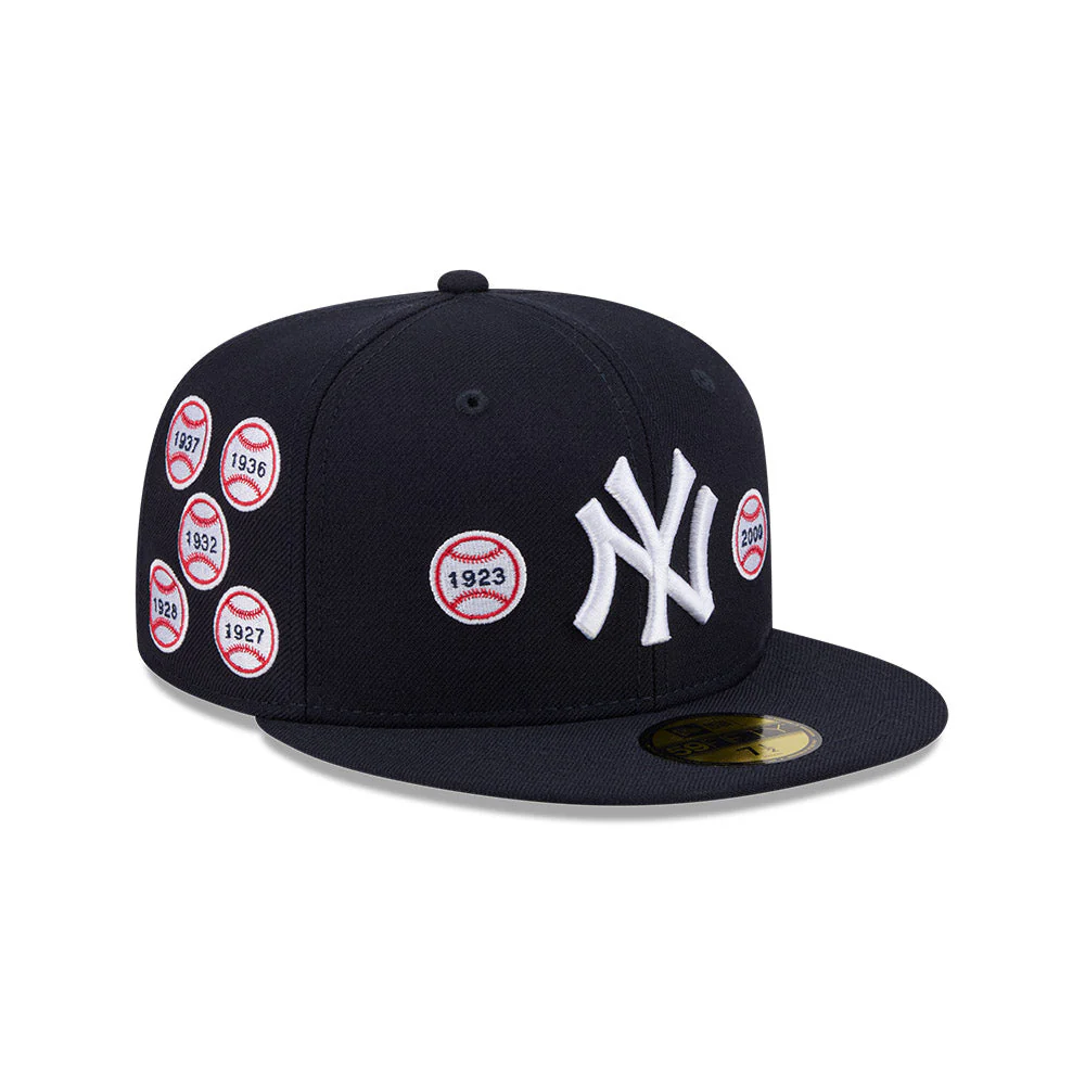 59FIFTY Spike Lee x New York Yankees x World Series Champions Baseballs Wool Navy Fitted - Image 3