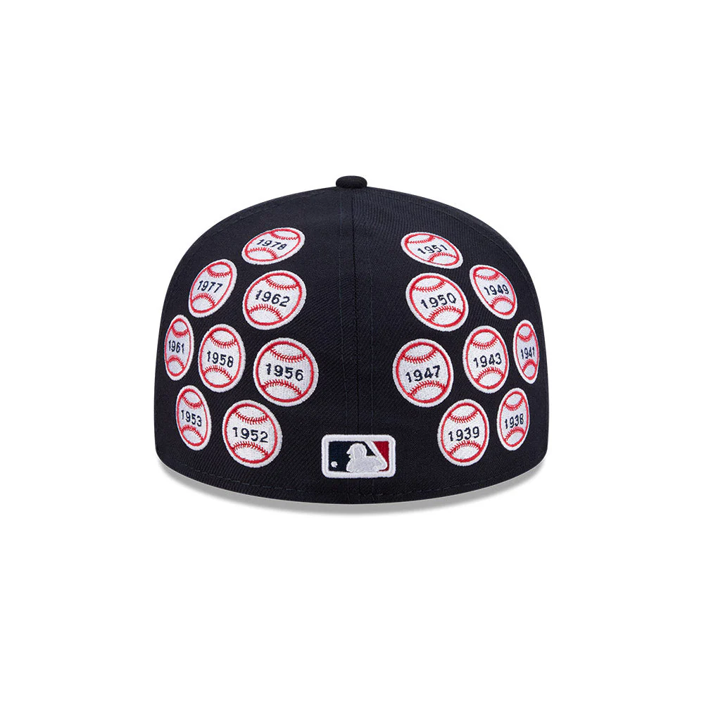 59FIFTY Spike Lee x New York Yankees x World Series Champions Baseballs Wool Navy Fitted - Image 4