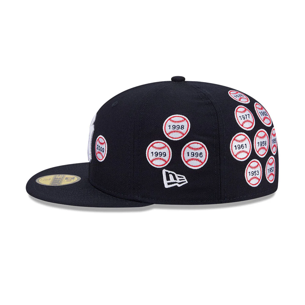 59FIFTY Spike Lee x New York Yankees x World Series Champions Baseballs Wool Navy Fitted - Image 5