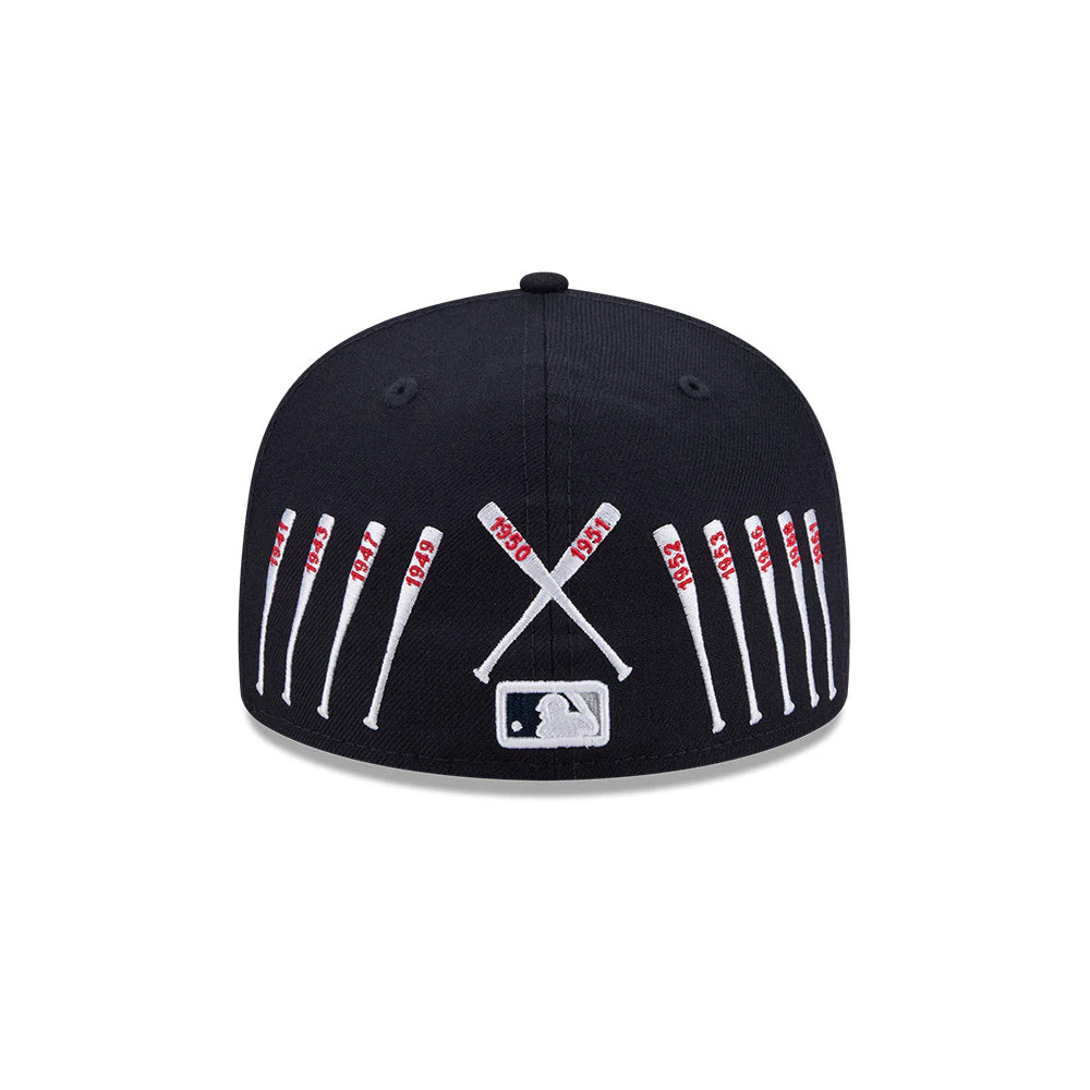 59FIFTY Spike Lee x New York Yankees x World Series Champions Bats Wool Navy Fitted - Image 4