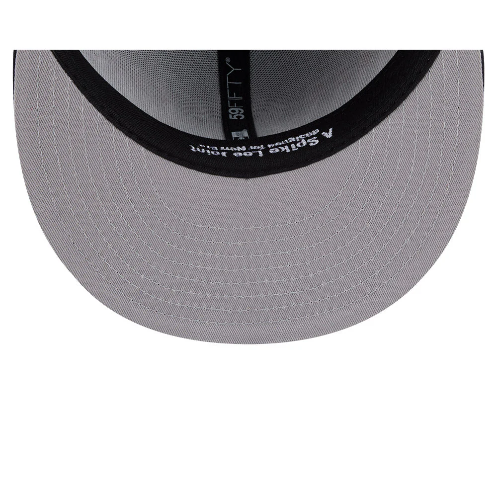 59FIFTY Spike Lee x New York Yankees x World Series Champions Bats Wool Navy Fitted - Image 7
