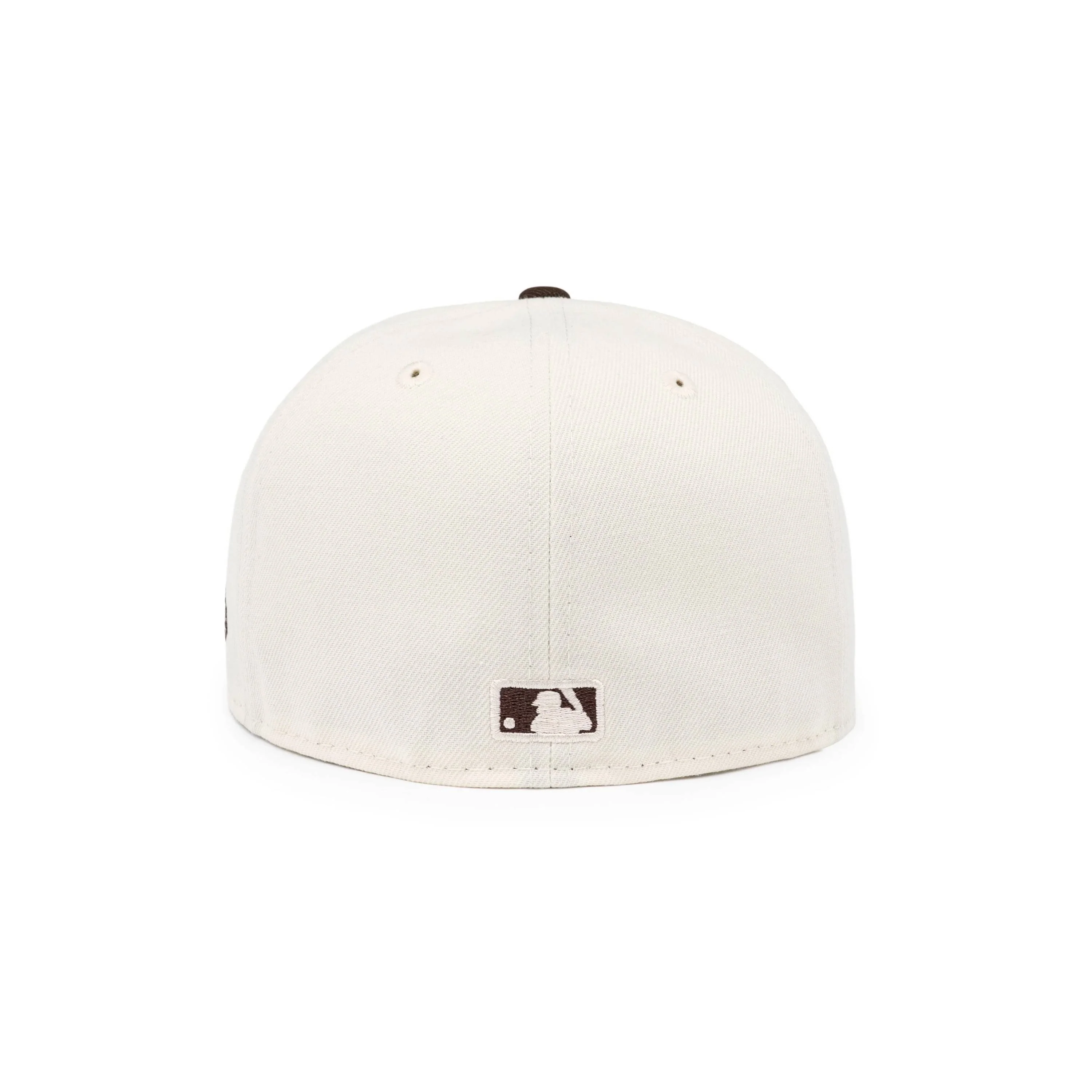 59FIFTY Los Angeles Dodgers Upside Down Walnut Visor Chrome White Fitted - Image 4
