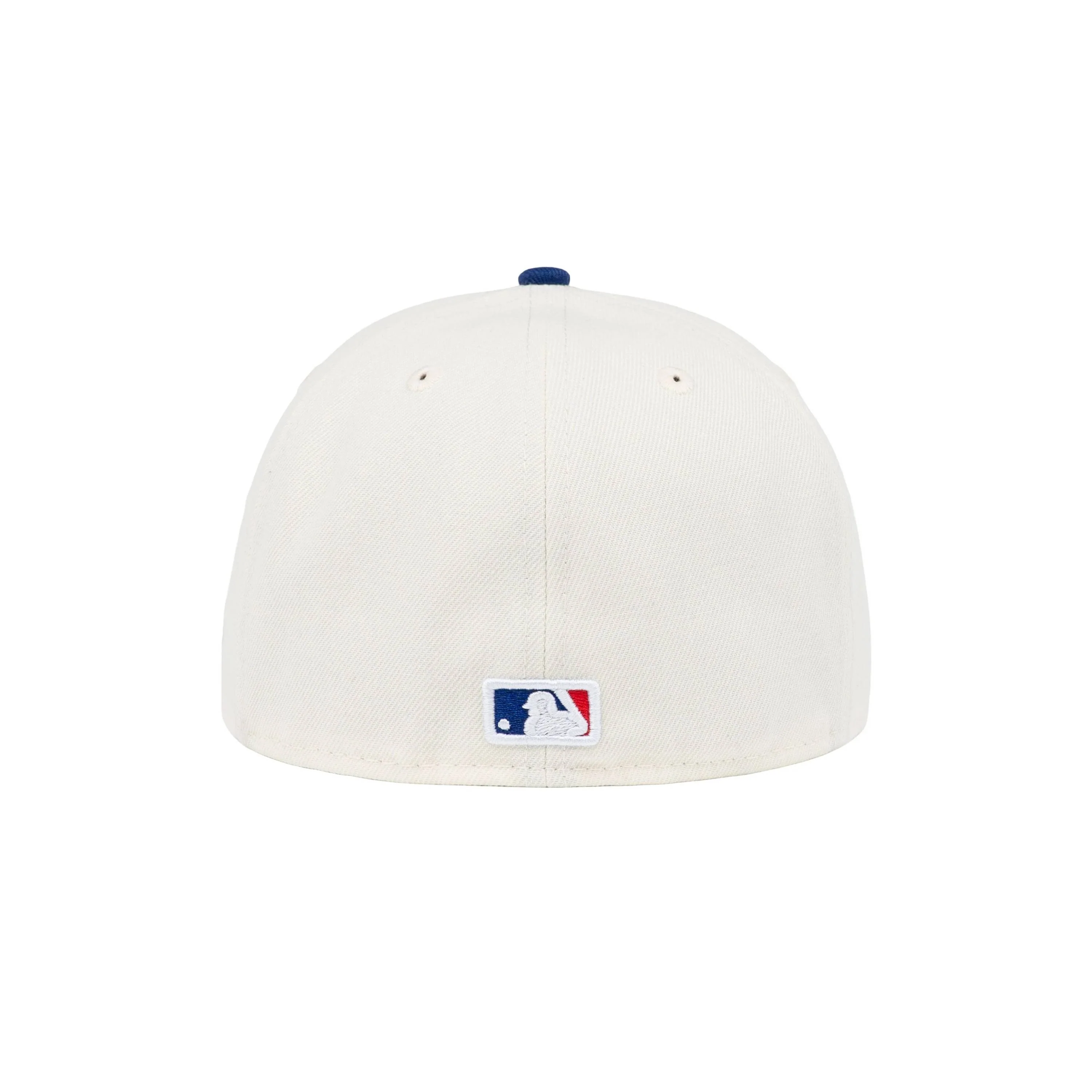 59FIFTY Los Angeles Dodgers Upside Down Dark Royal Visor Chrome White Fitted - Image 4