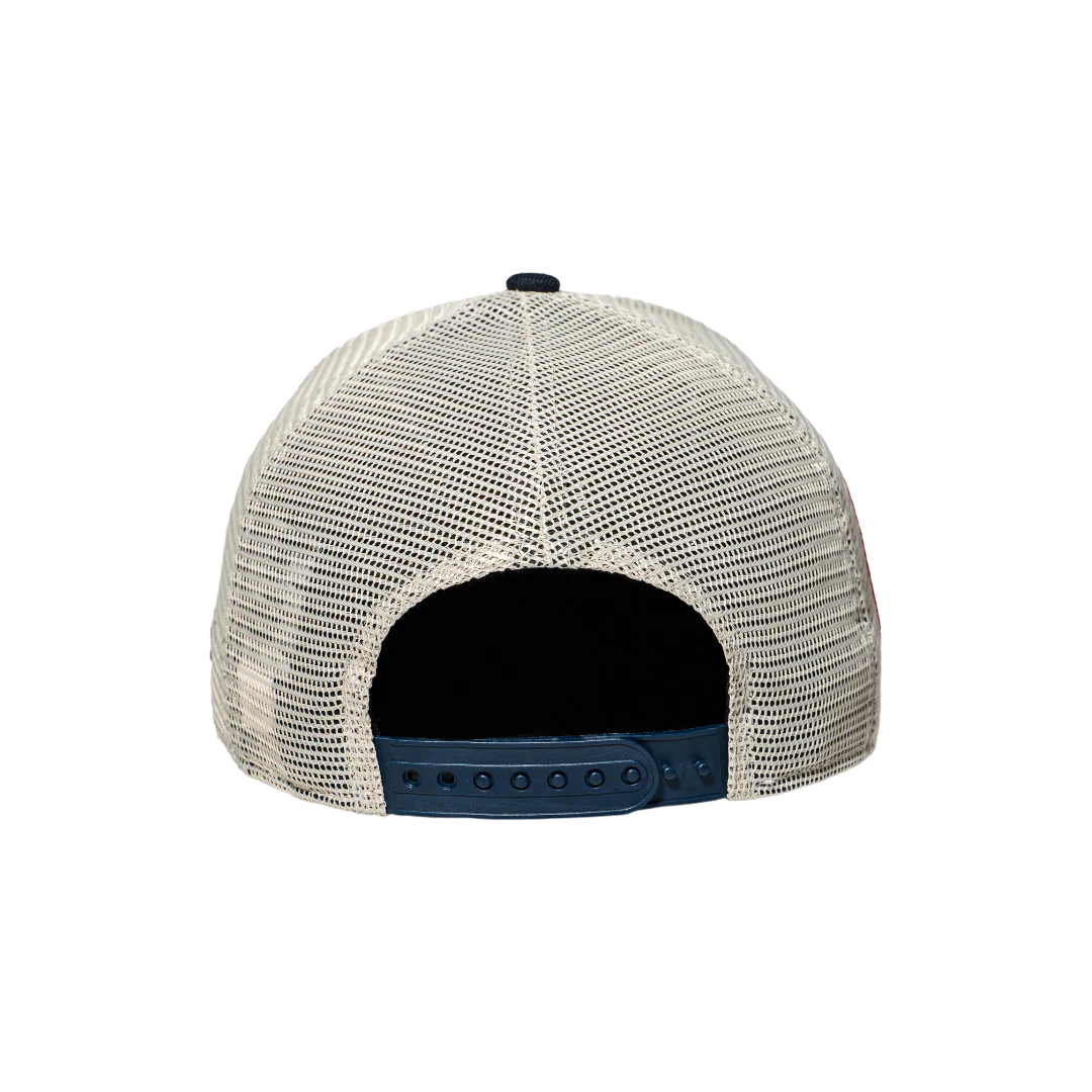 9FORTY A-Frame Trucker New York Yankees Stone Navy Snapback - Image 4