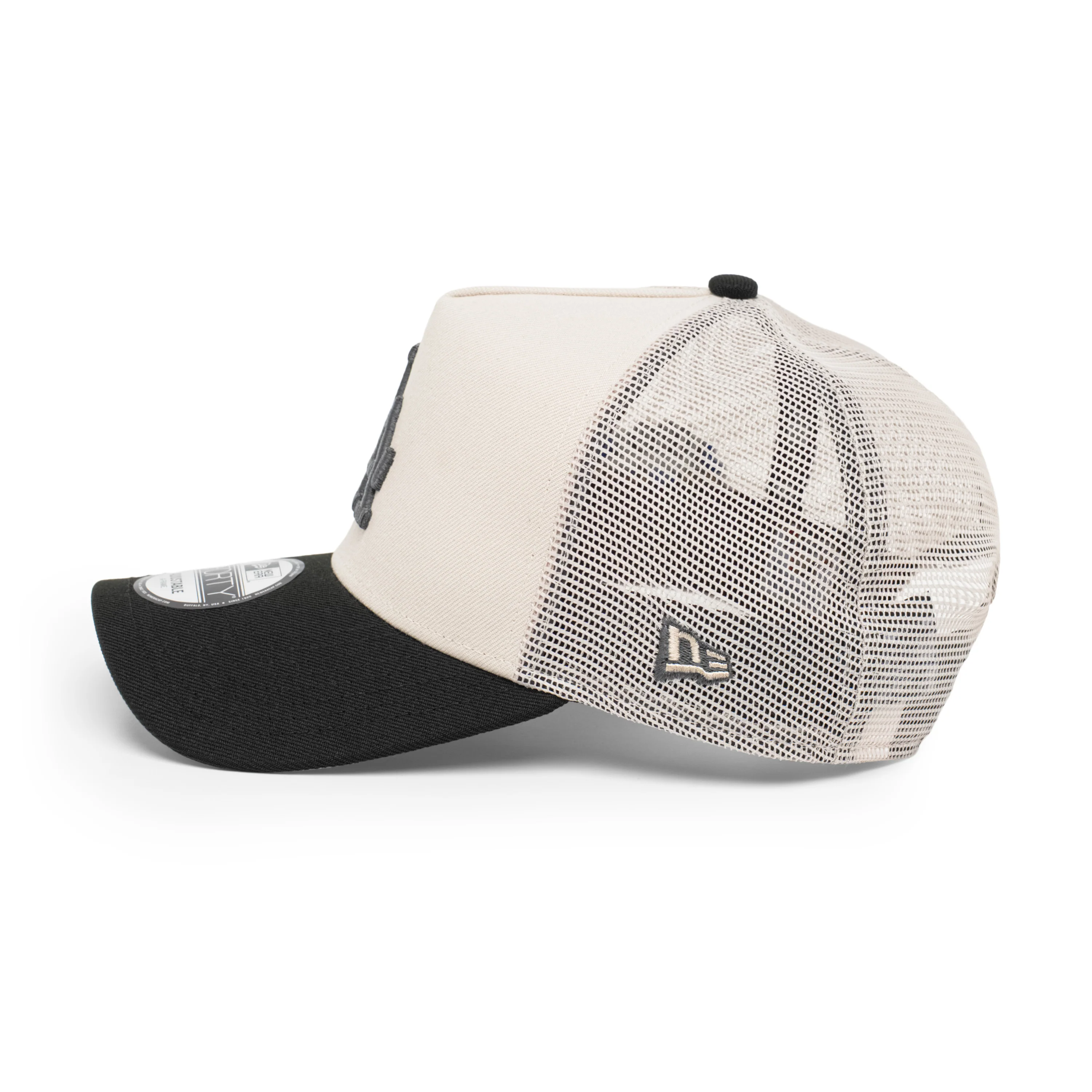 9FORTY A-Frame Trucker Los Angeles Dodgers Stone Snapback - Image 6