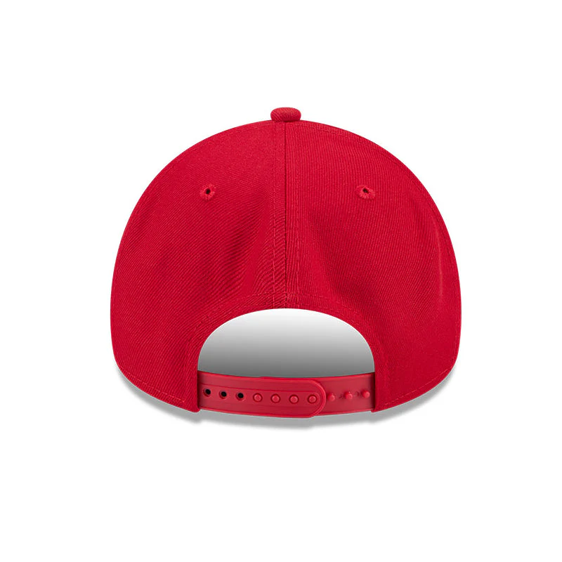 9FORTY A-Frame Los Angeles Angels Upside Down Red Snapback - Image 4