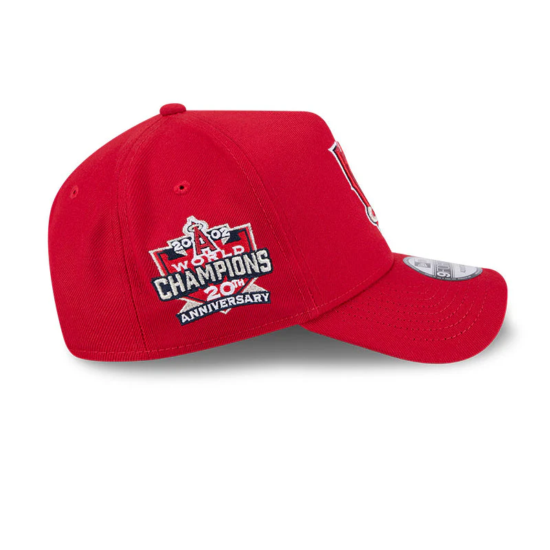 9FORTY A-Frame Los Angeles Angels Upside Down Red Snapback - Image 5