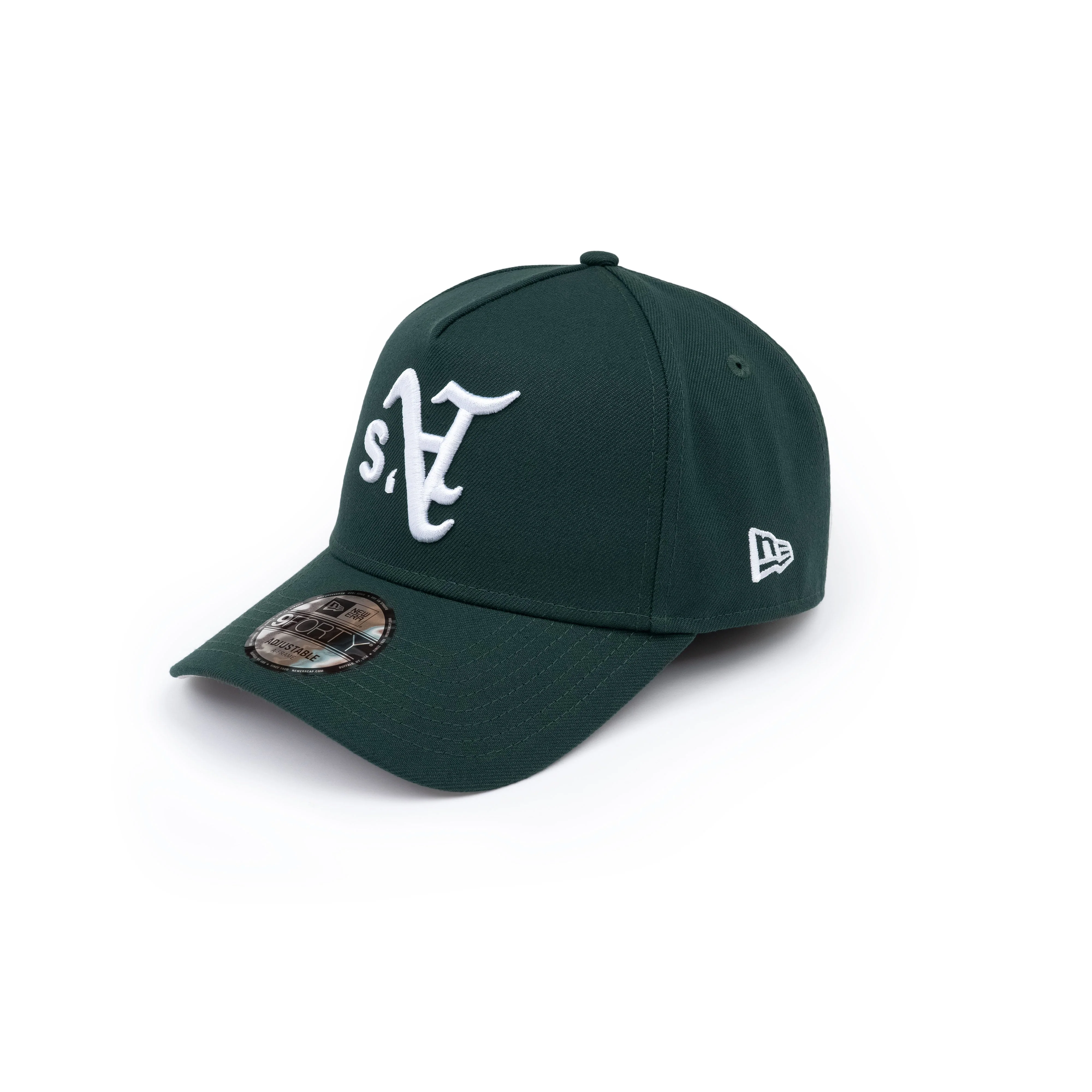 9FORTY A-Frame Oakland Athletics Upside Down Dark Green Snapback - Image 3