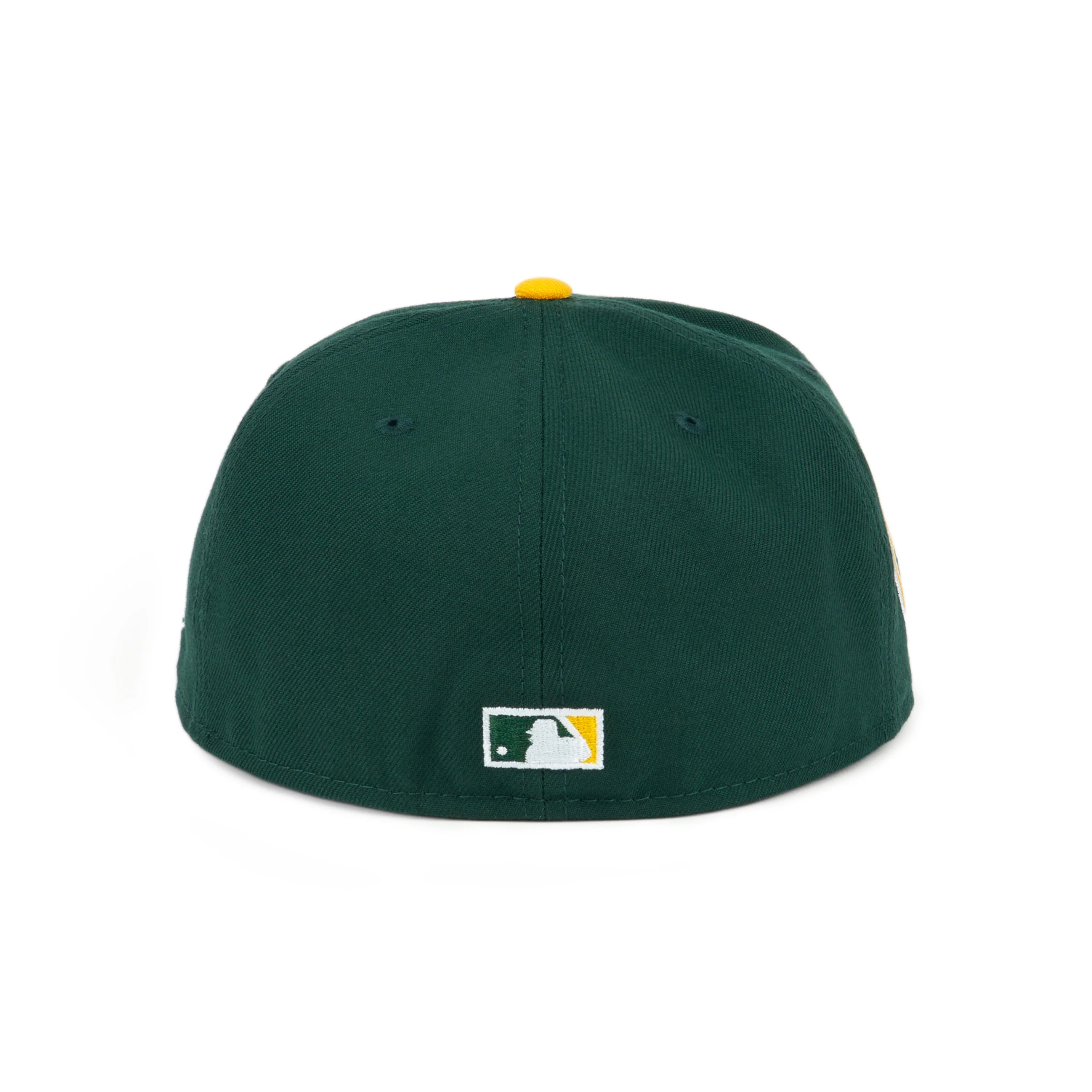 59FIFTY Oakland Athletics Cooperstown World Series Upside Down Dark Green Fitted - Image 4