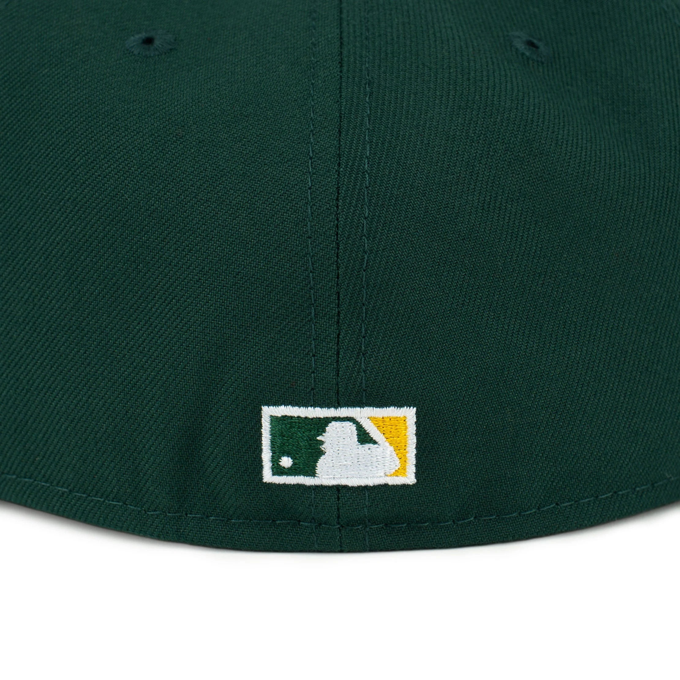 59FIFTY Oakland Athletics Cooperstown World Series Upside Down Dark Green Fitted - Image 8