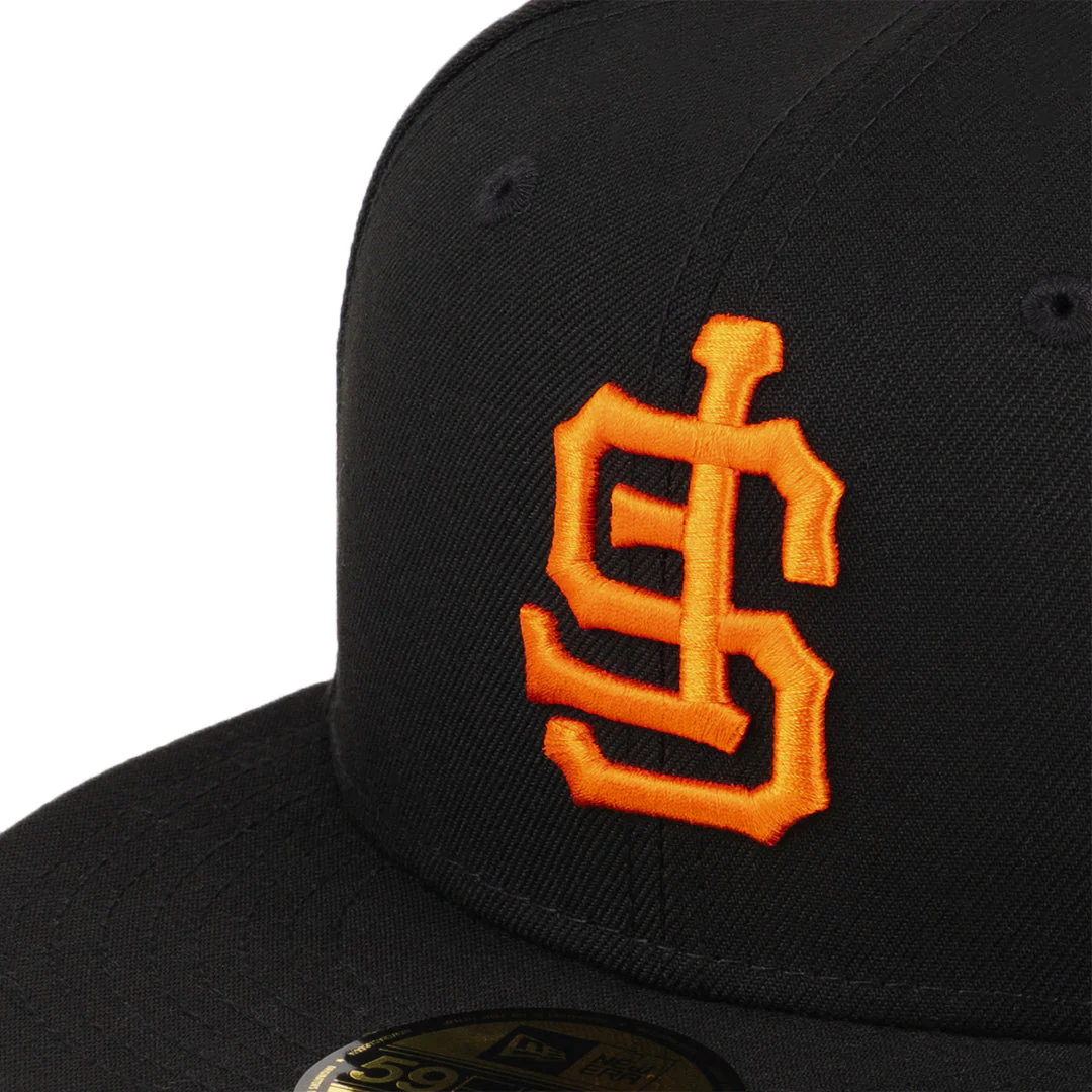 59FIFTY San Francisco Giants Cooperstown World Series Upside Down Black Fitted - Image 6