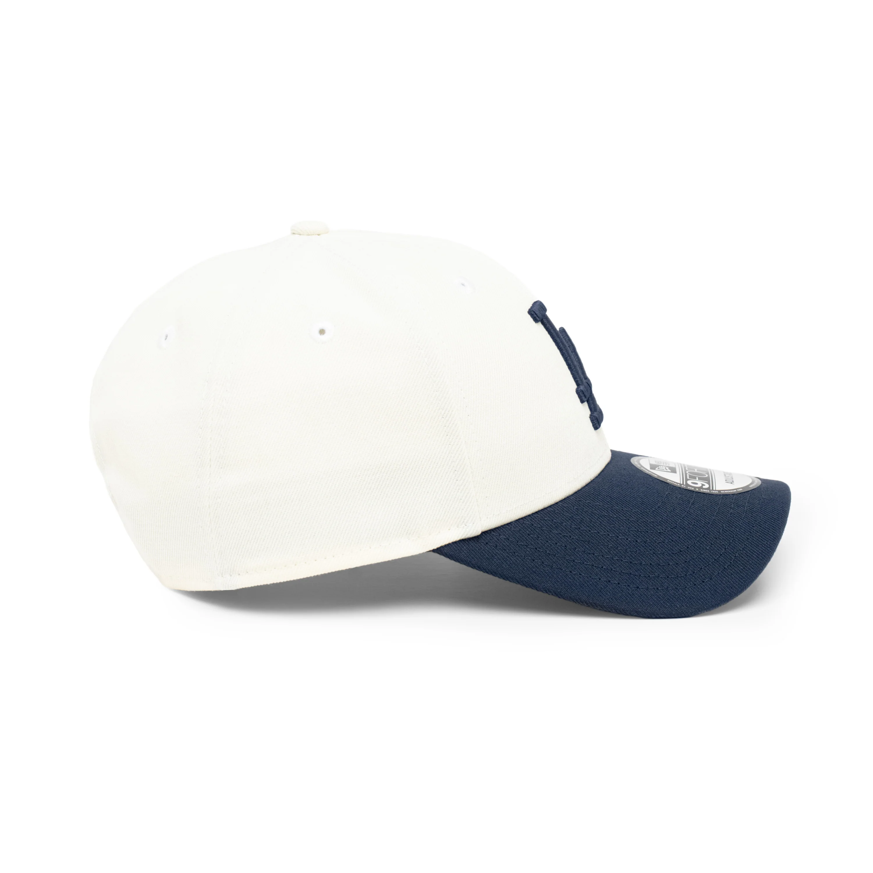9FORTY Los Angeles Dodgers 2-Tone Navy Visor Chrome White Snapback - Image 6