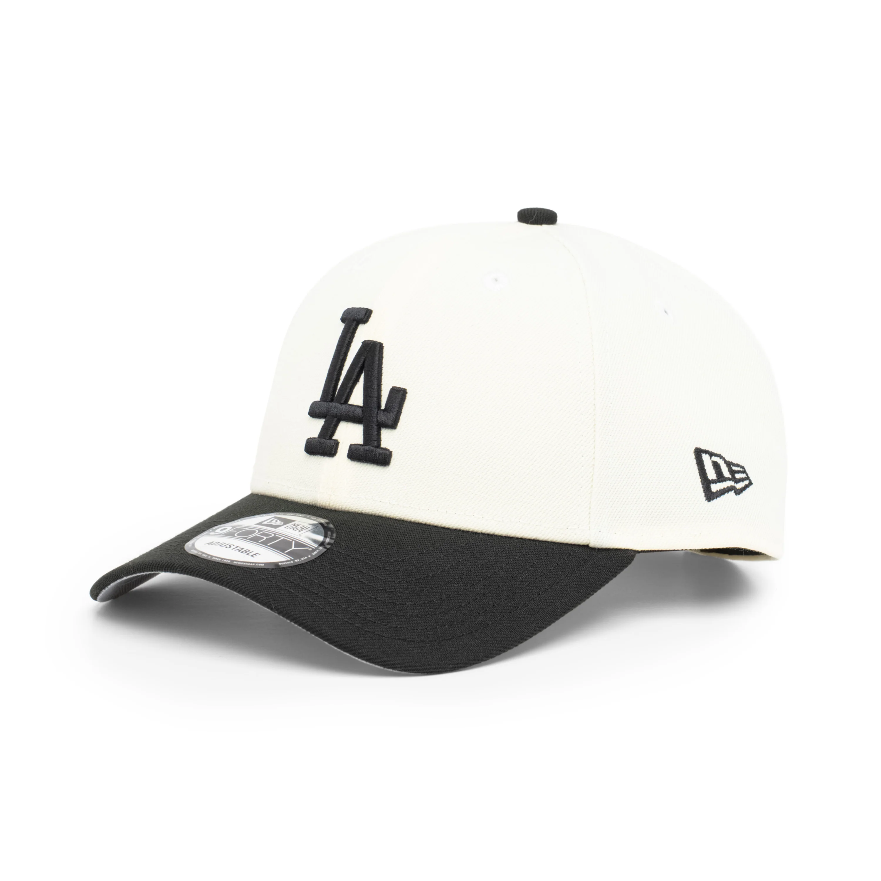 9FORTY Los Angeles Dodgers World Series Champions 2024 2-Tone Black Visor Chrome White Snapback - Image 3