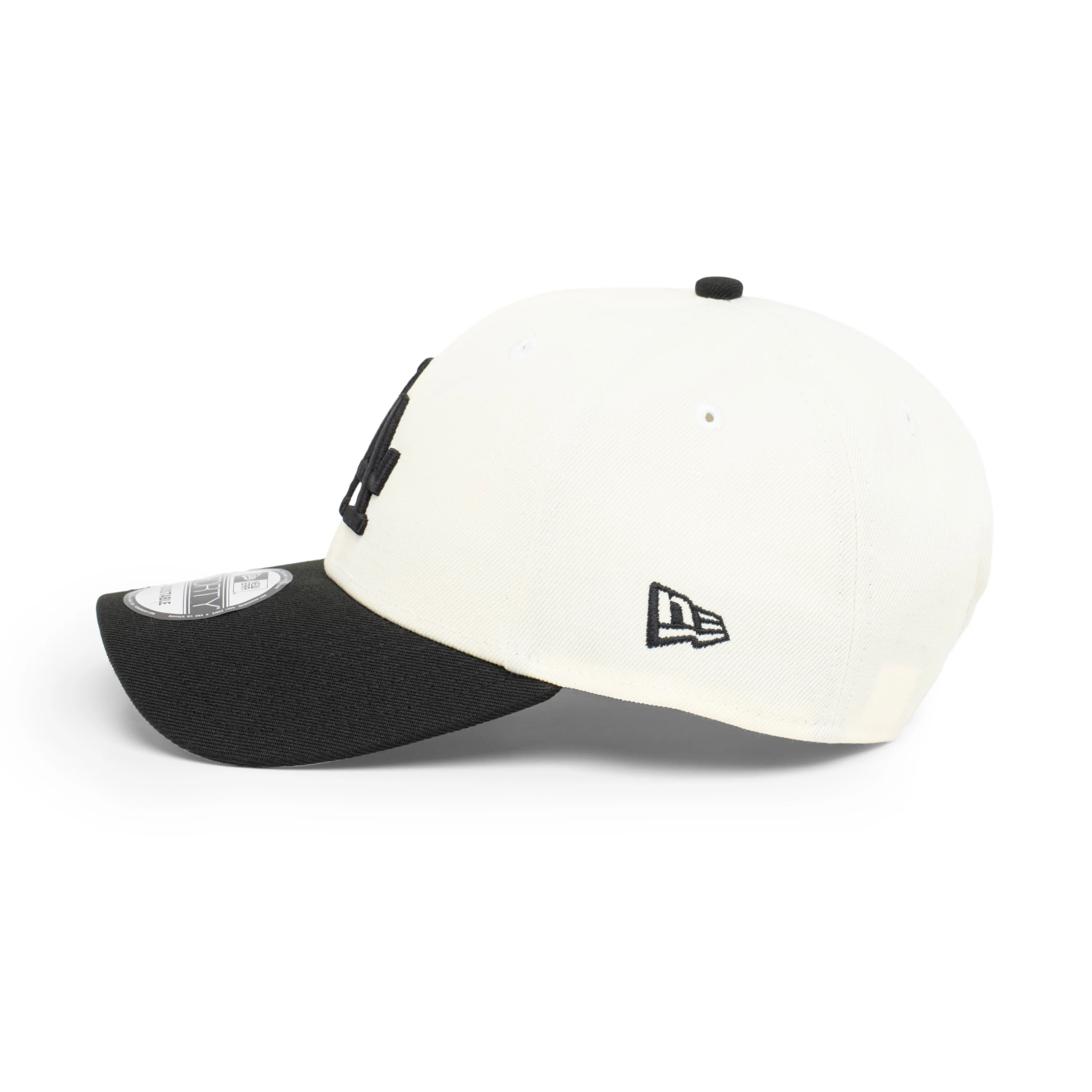 9FORTY Los Angeles Dodgers World Series Champions 2024 2-Tone Black Visor Chrome White Snapback - Image 6