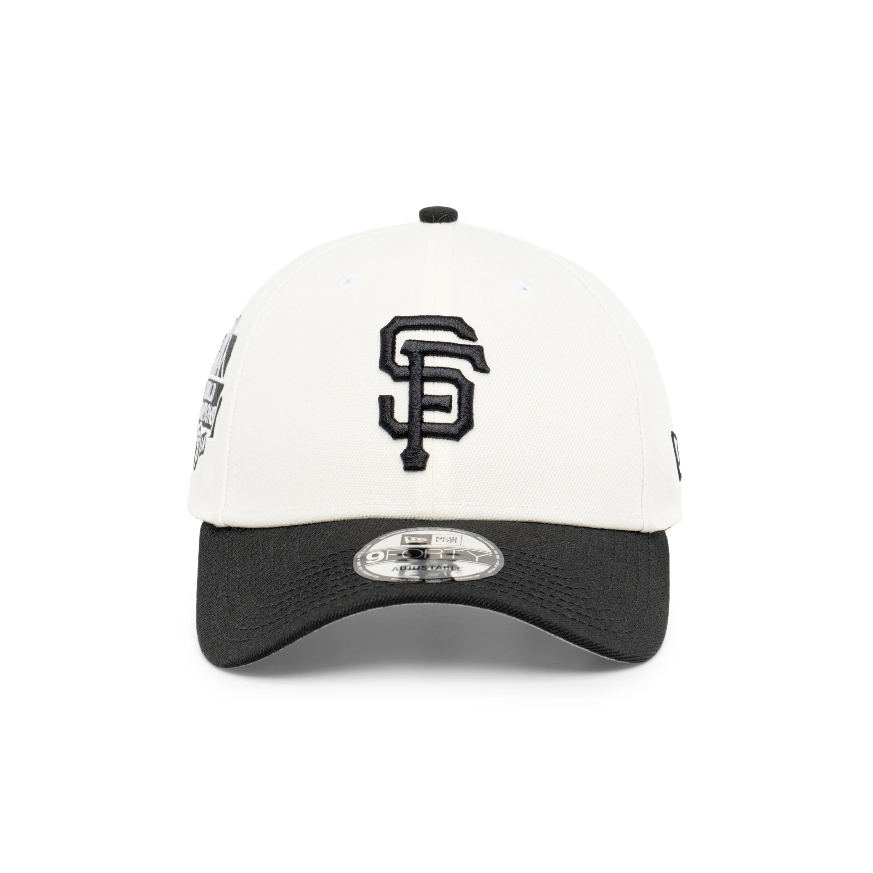 9FORTY San Francisco Giants World Champions 2014 2-Tone Black Visor Chrome White Snapback - Image 2