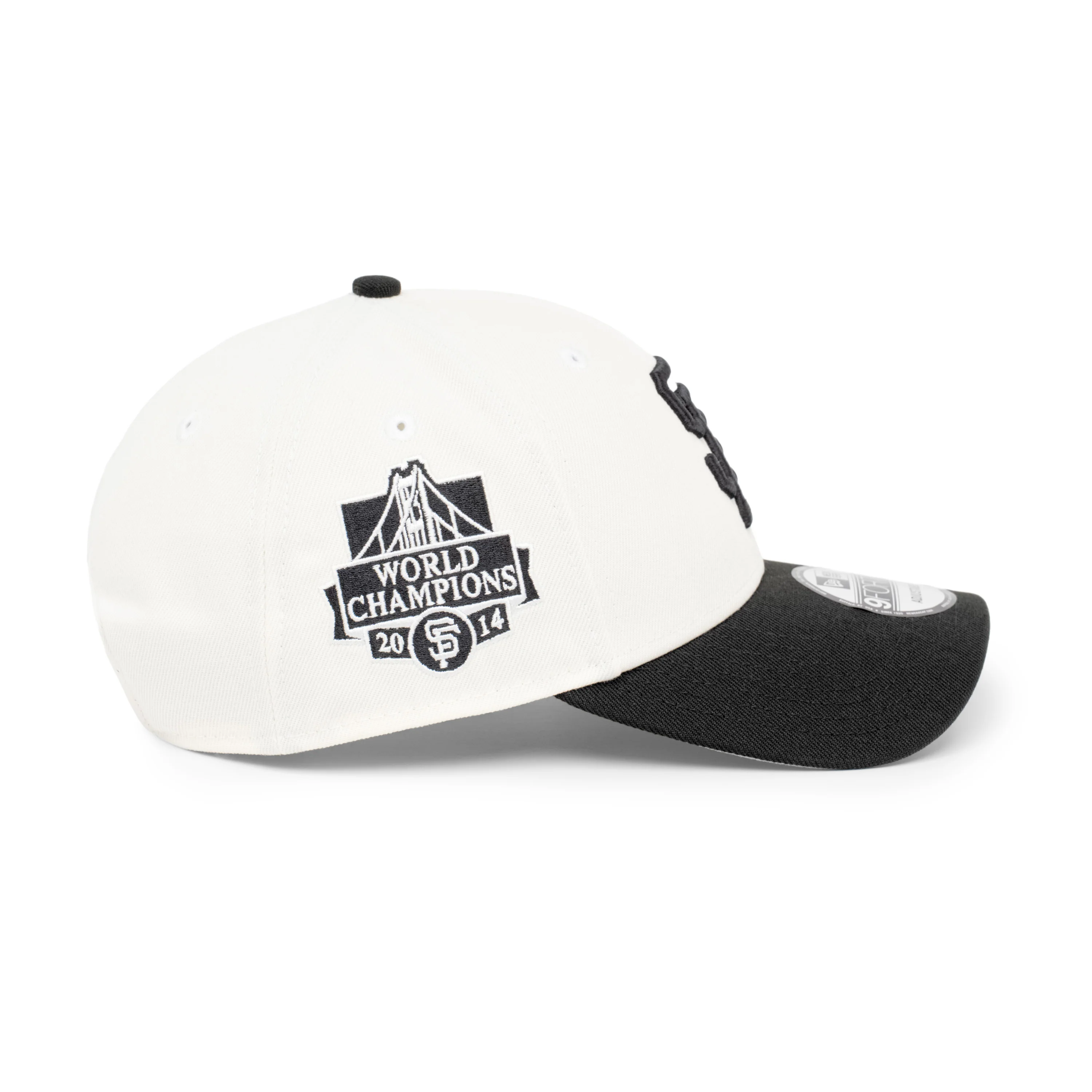 9FORTY San Francisco Giants World Champions 2014 2-Tone Black Visor Chrome White Snapback - Image 5