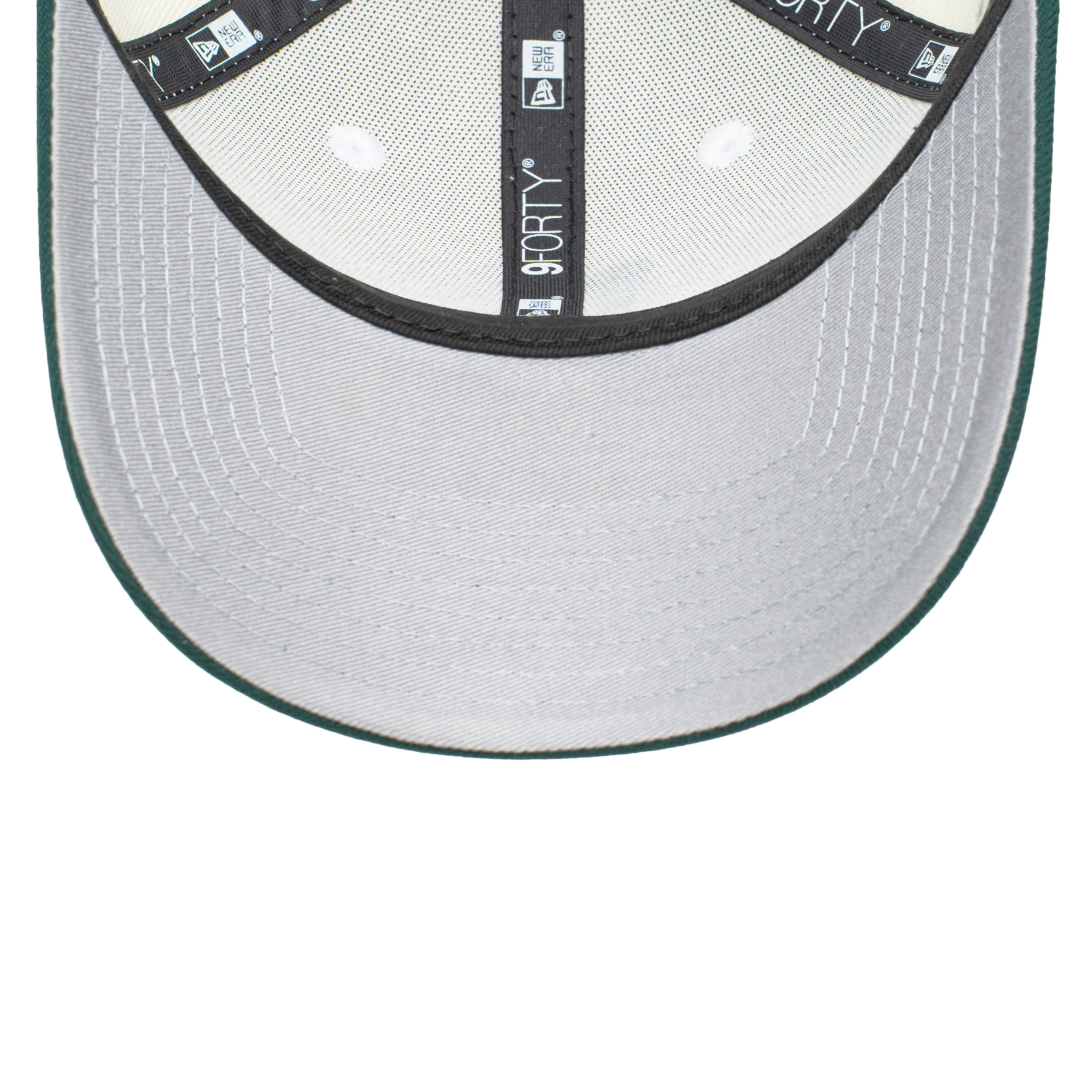 9FORTY Los Angeles Dodgers World Series Champions 2024 2-Tone Dark Green Visor Chrome White Snapback - Image 7