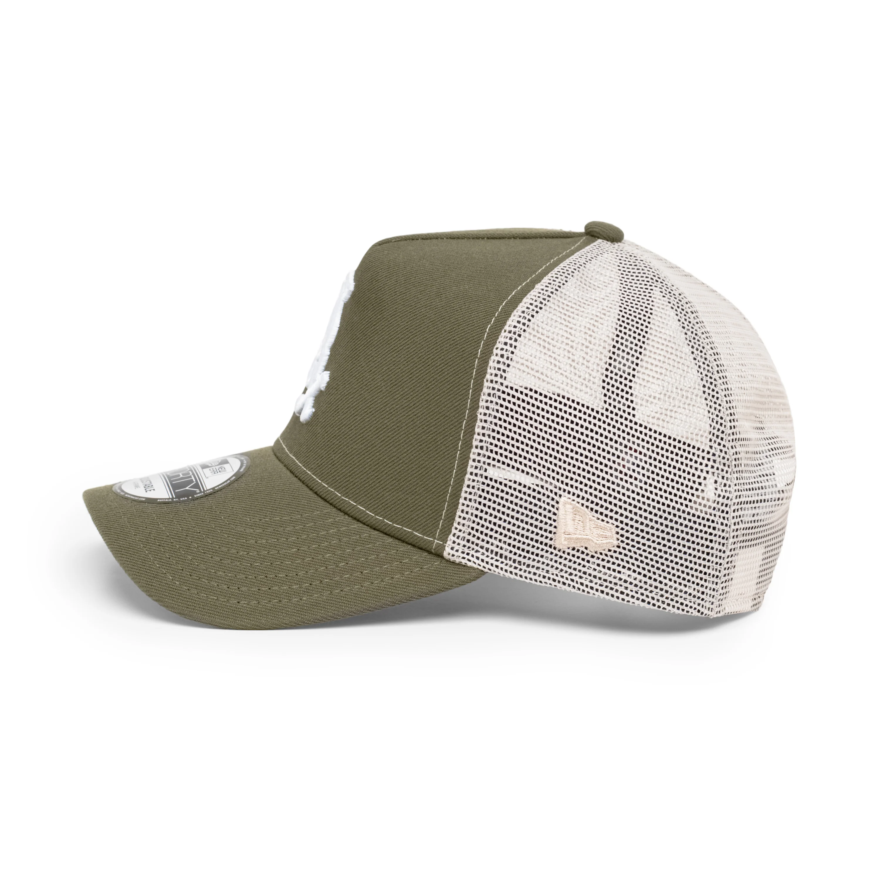 9FORTY A-Frame Trucker Chicago White Sox New Olive Snapback - Image 5