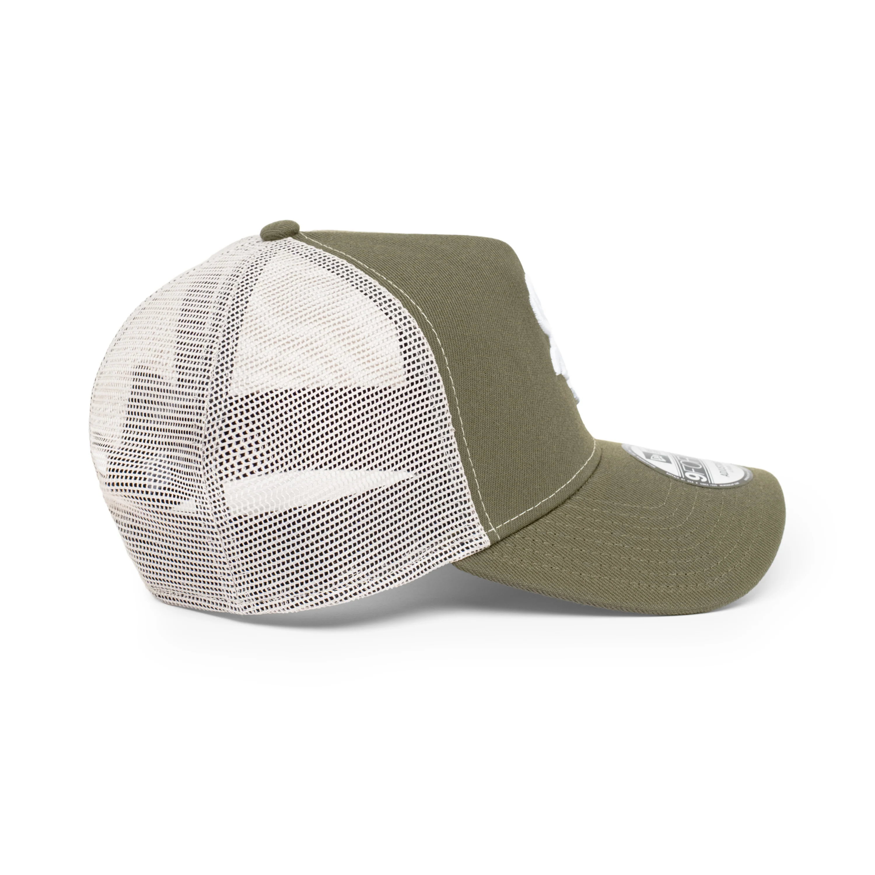 9FORTY A-Frame Trucker Chicago White Sox New Olive Snapback - Image 6