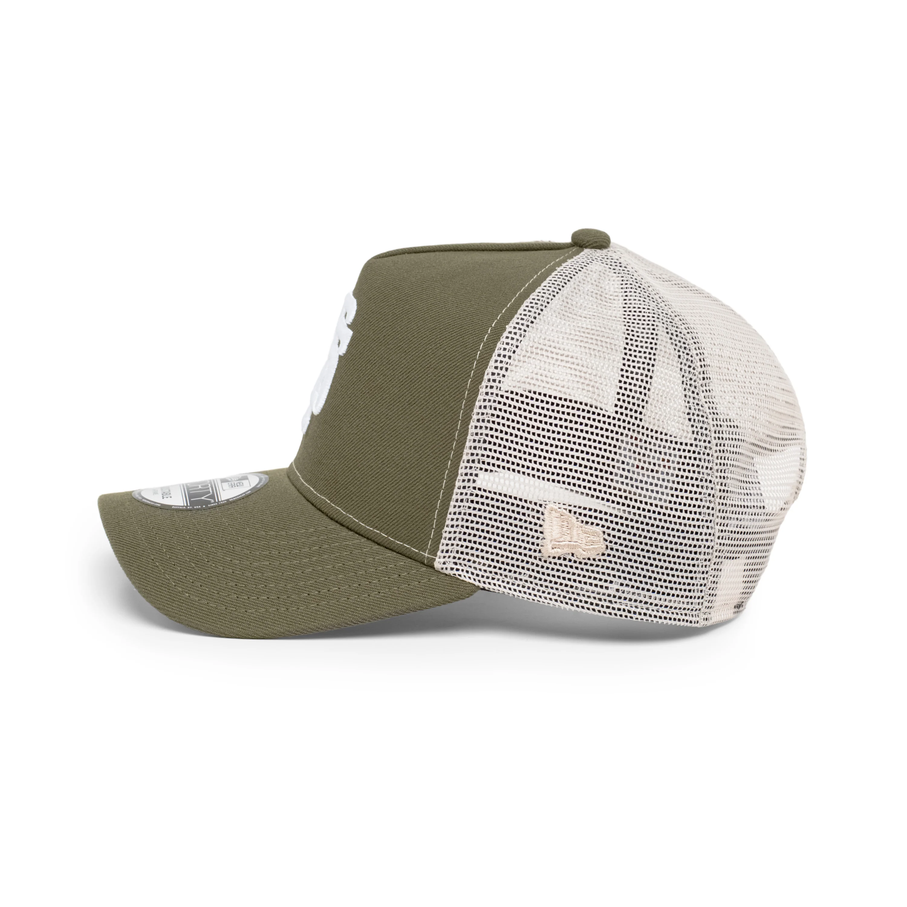 9FORTY A-Frame Trucker San Francisco Giants New Olive Snapback - Image 5