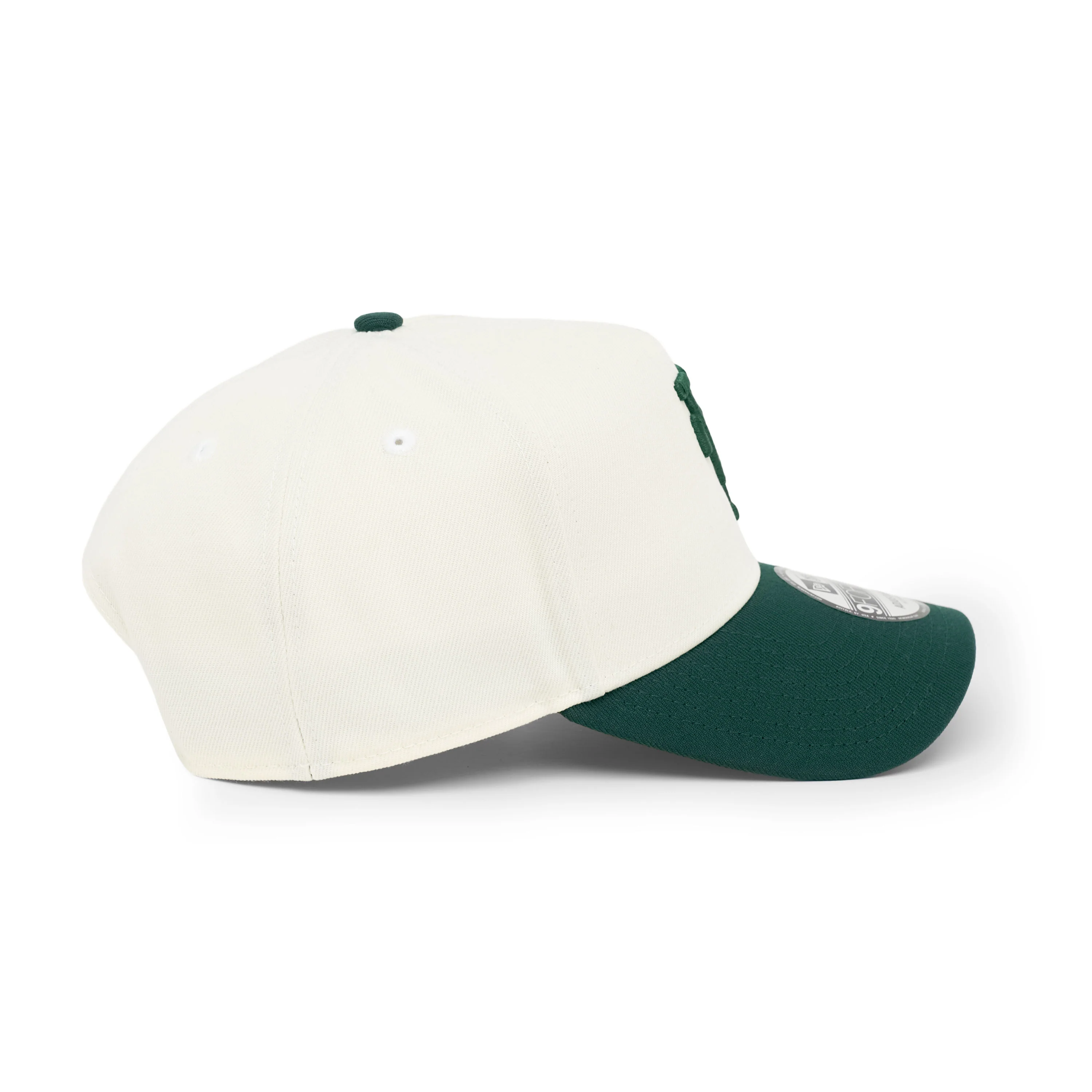 9FORTY A-Frame Los Angeles Dodgers Upside Down Chrome White Dark Green Snapback - Image 6