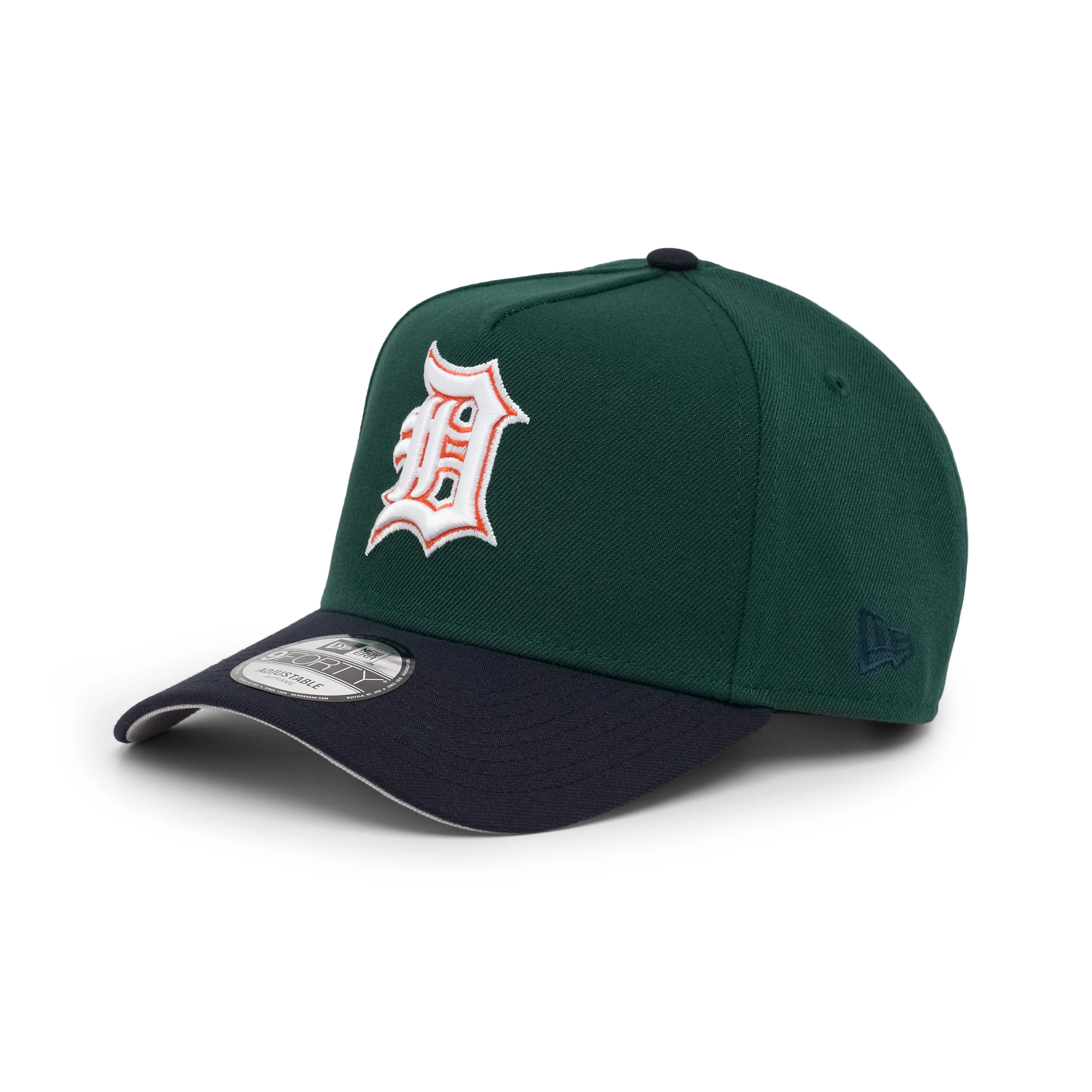 9FORTY A-Frame Detroit Tigers World Series Dark Green Black Snapback - Image 3